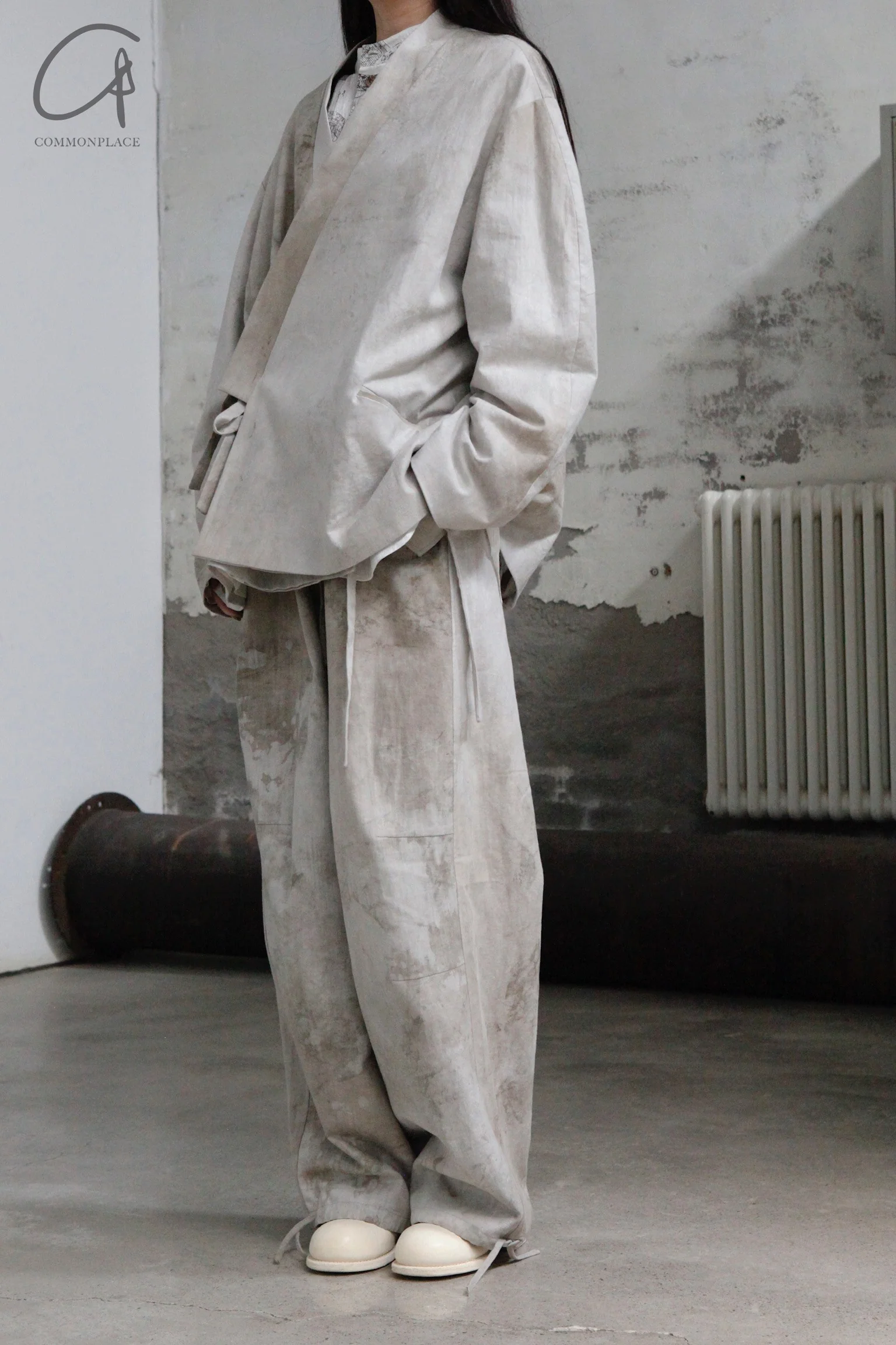 Aviva Jifei Xue staining soft parachute pants SS23-PP-FS - Image 5