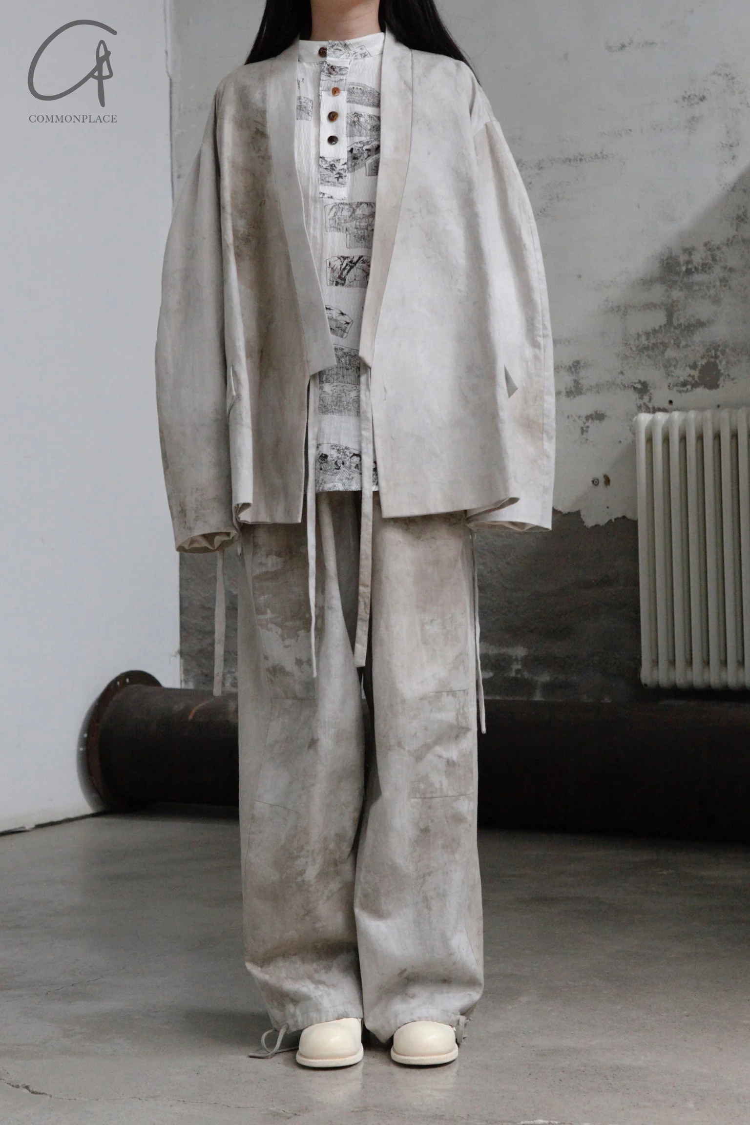 Aviva Jifei Xue staining soft parachute pants SS23-PP-FS - Image 6