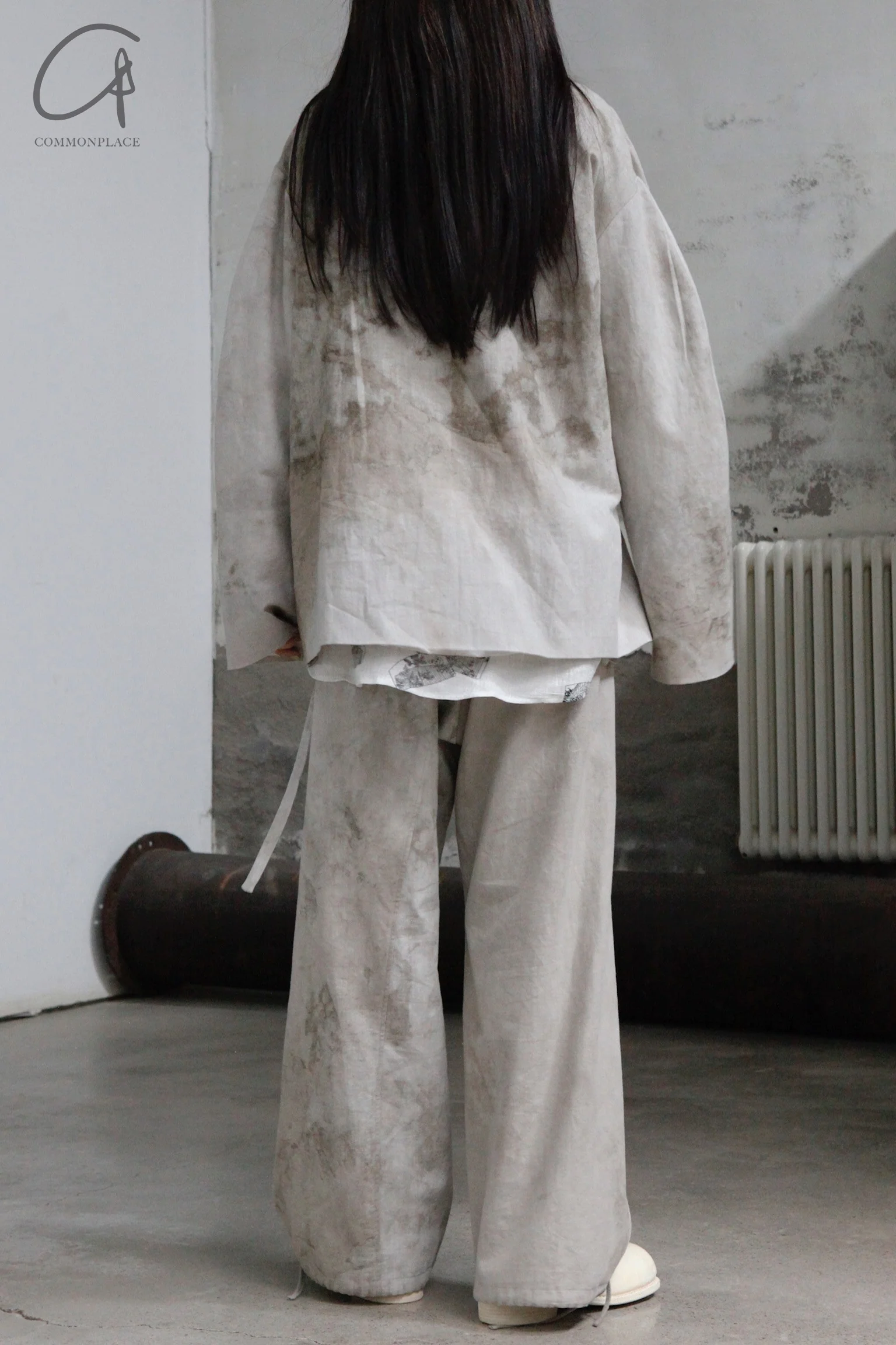 Aviva Jifei Xue staining soft parachute pants SS23-PP-FS - Image 7