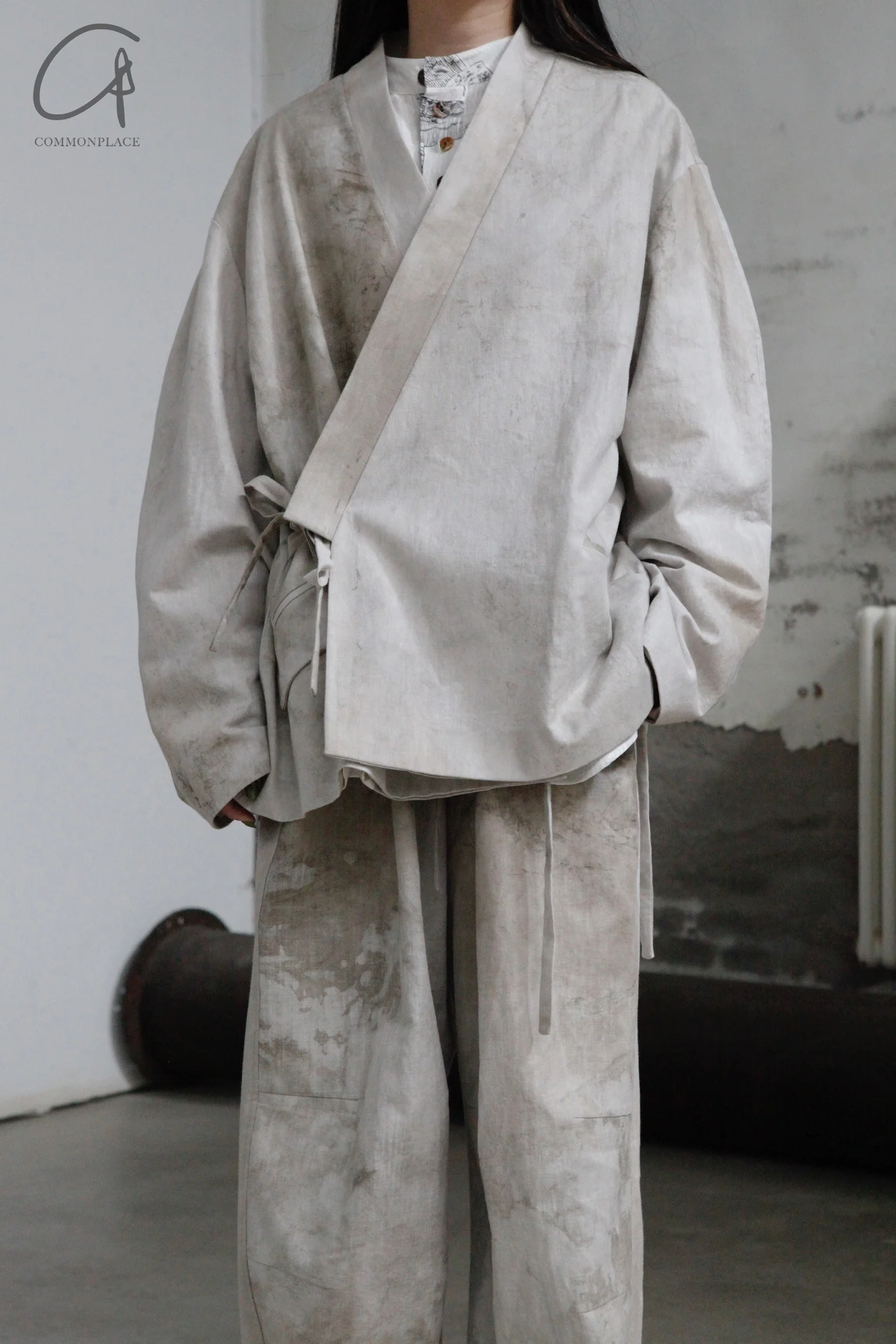Aviva Jifei Xue staining soft parachute pants SS23-PP-FS - Image 8