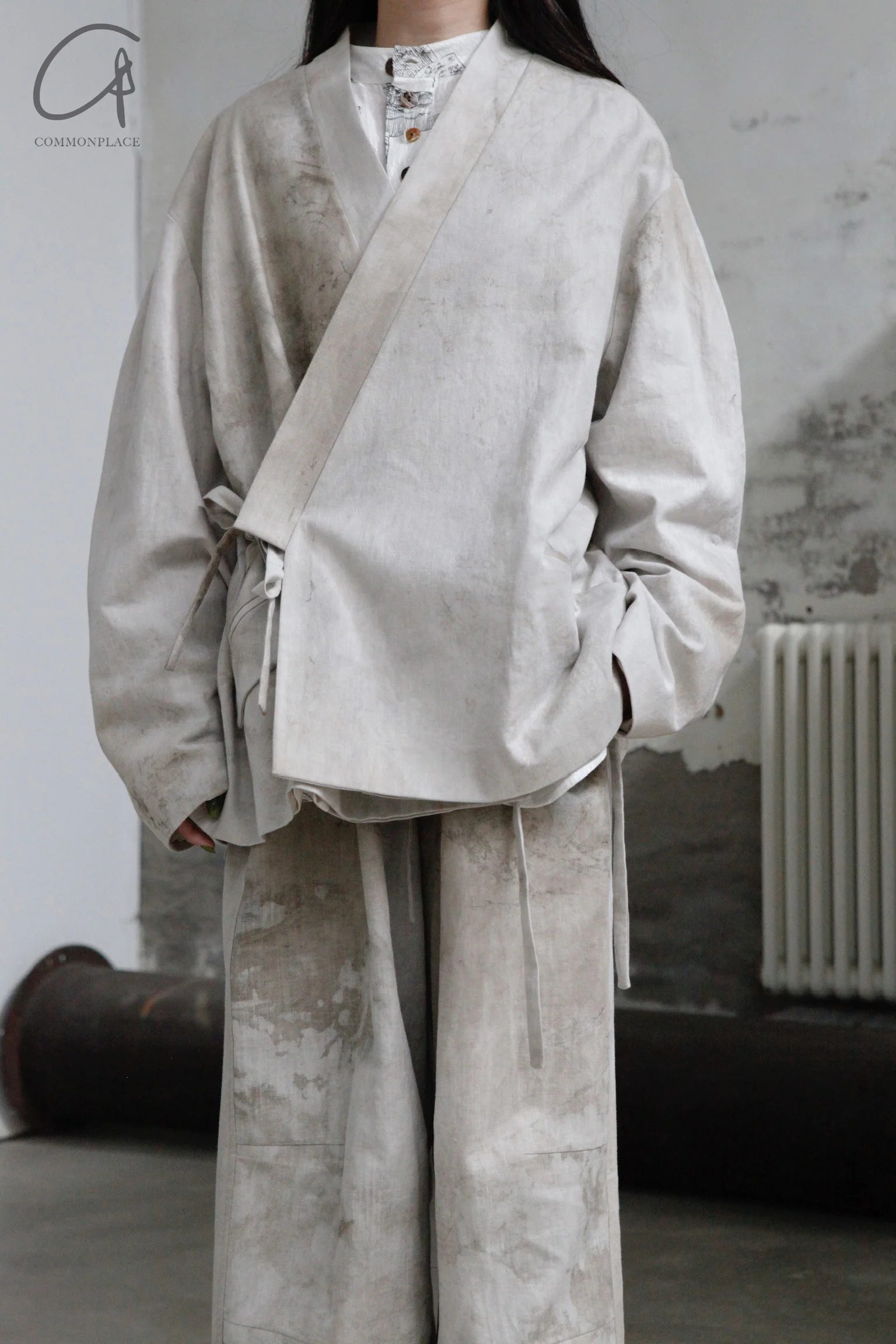 Aviva Jifei Xue staining soft parachute pants SS23-PP-FS - Image 9
