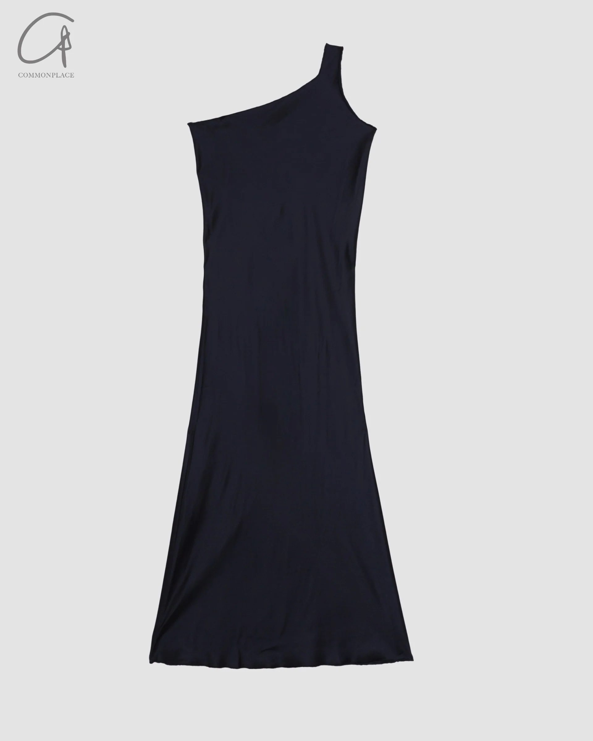 BASERANGE 24 Autumn and Winter One-shoulder Dress Portugal BAS-DROSD-VI-WI24-LH Blue Black - Image 7