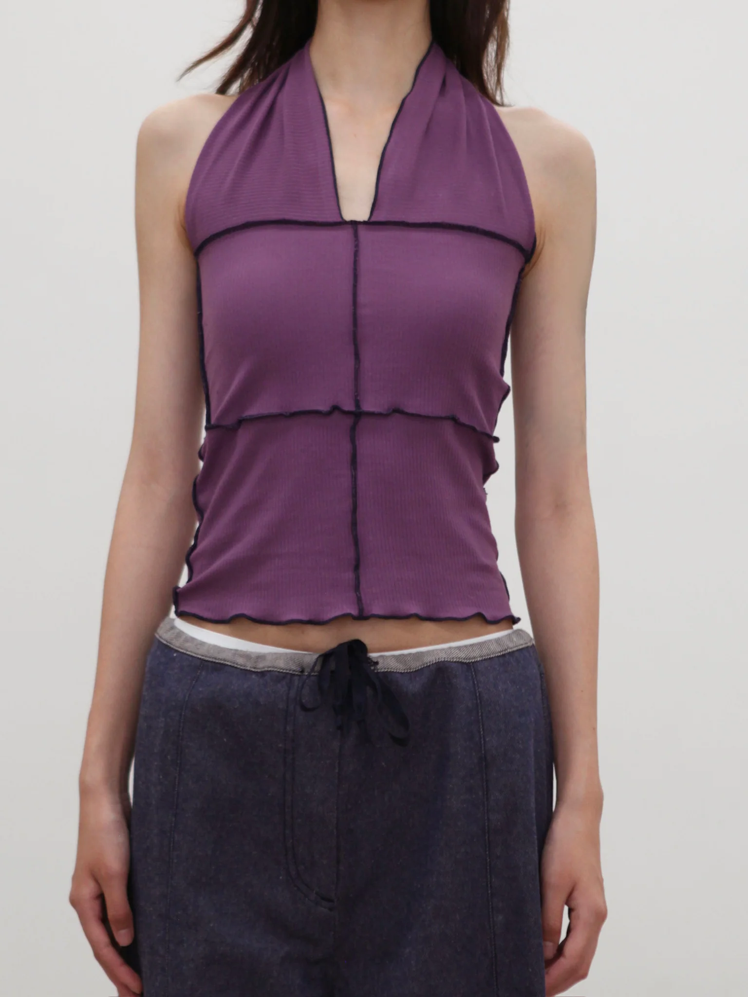 BASERANGE 25 Fall/Winter ARTHUR LOOSE Loose-fitting Casual Pants BAS-PAALP-DE-AU25-RECYCLED INDIGO (PAALP  PAARL) - Image 16