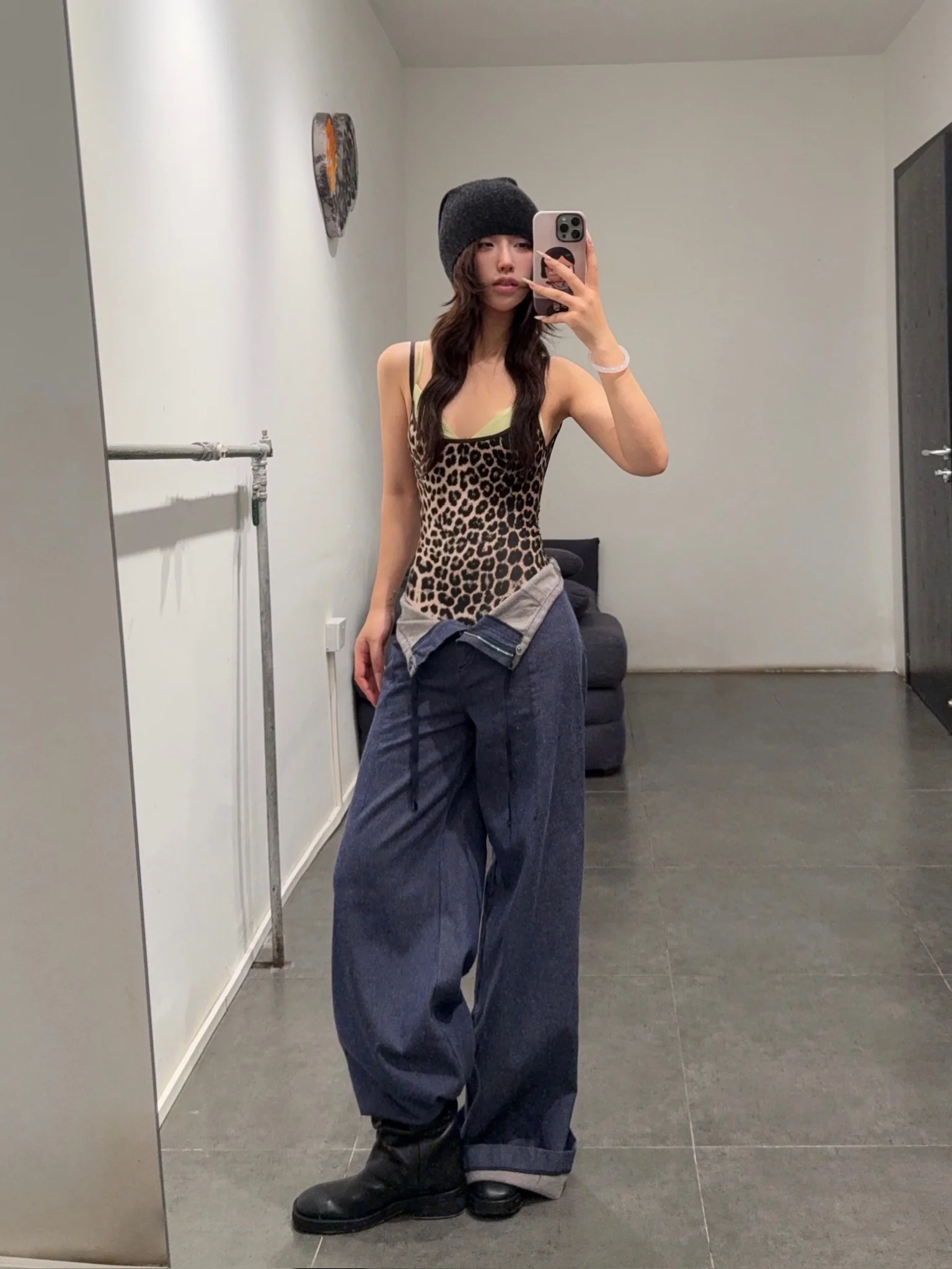 BASERANGE 25 Fall/Winter ARTHUR LOOSE Loose-fitting Casual Pants BAS-PAALP-DE-AU25-RECYCLED INDIGO (PAALP  PAARL) - Image 20