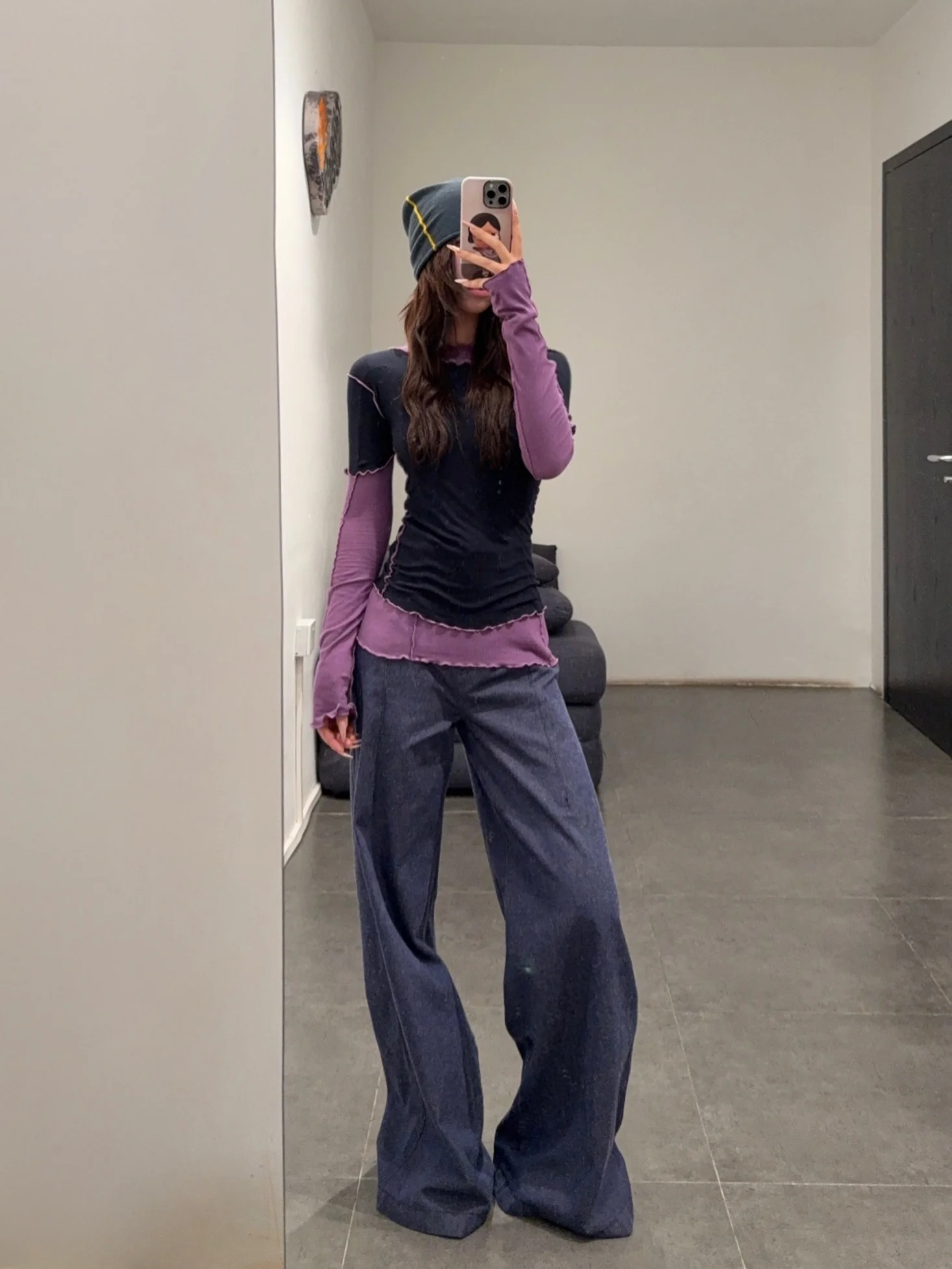 BASERANGE 25 Fall/Winter ARTHUR LOOSE Loose-fitting Casual Pants BAS-PAALP-DE-AU25-RECYCLED INDIGO (PAALP  PAARL) - Image 22
