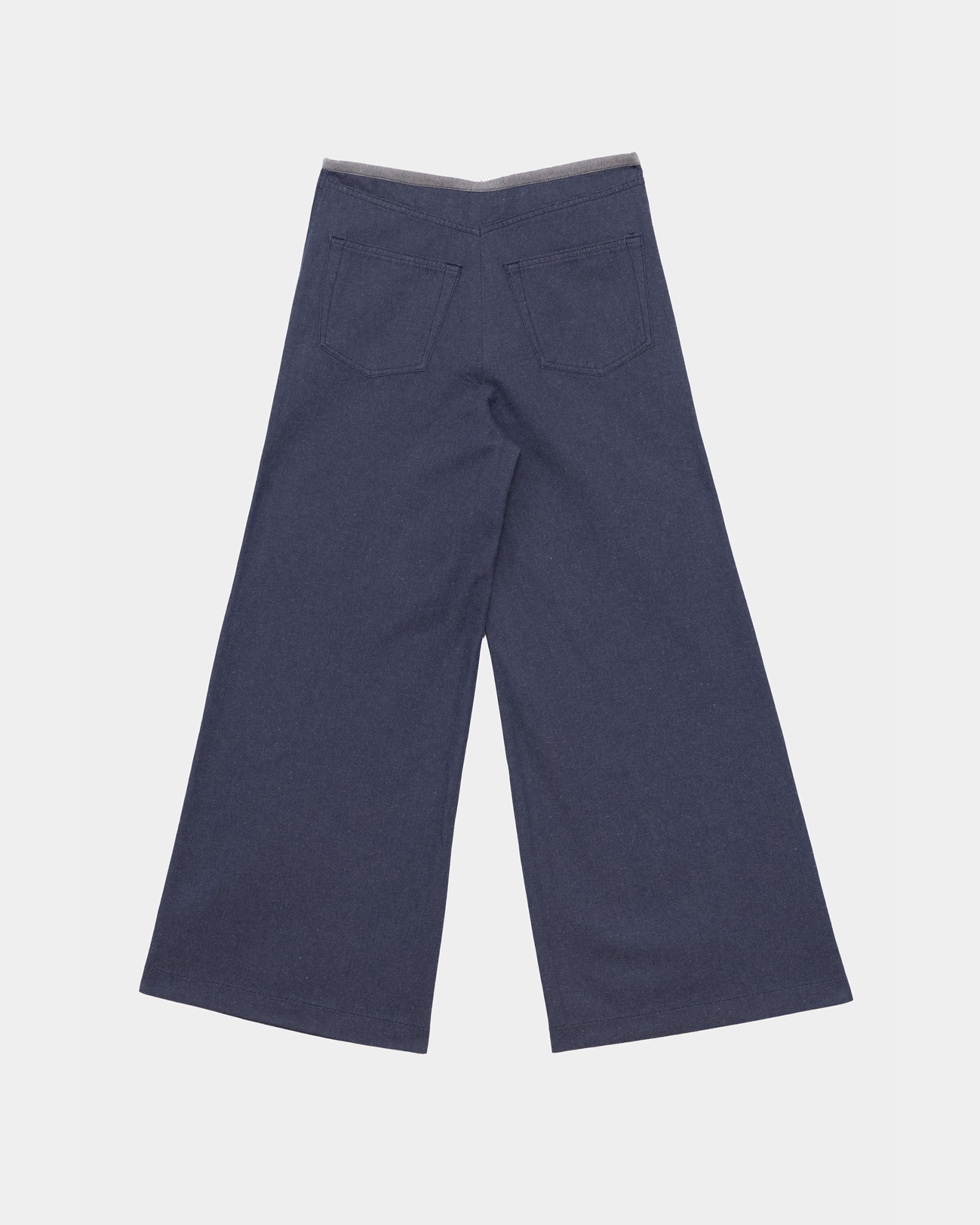 BASERANGE 25 Fall/Winter ARTHUR LOOSE Loose-fitting Casual Pants BAS-PAALP-DE-AU25-RECYCLED INDIGO (PAALP  PAARL) - Image 6