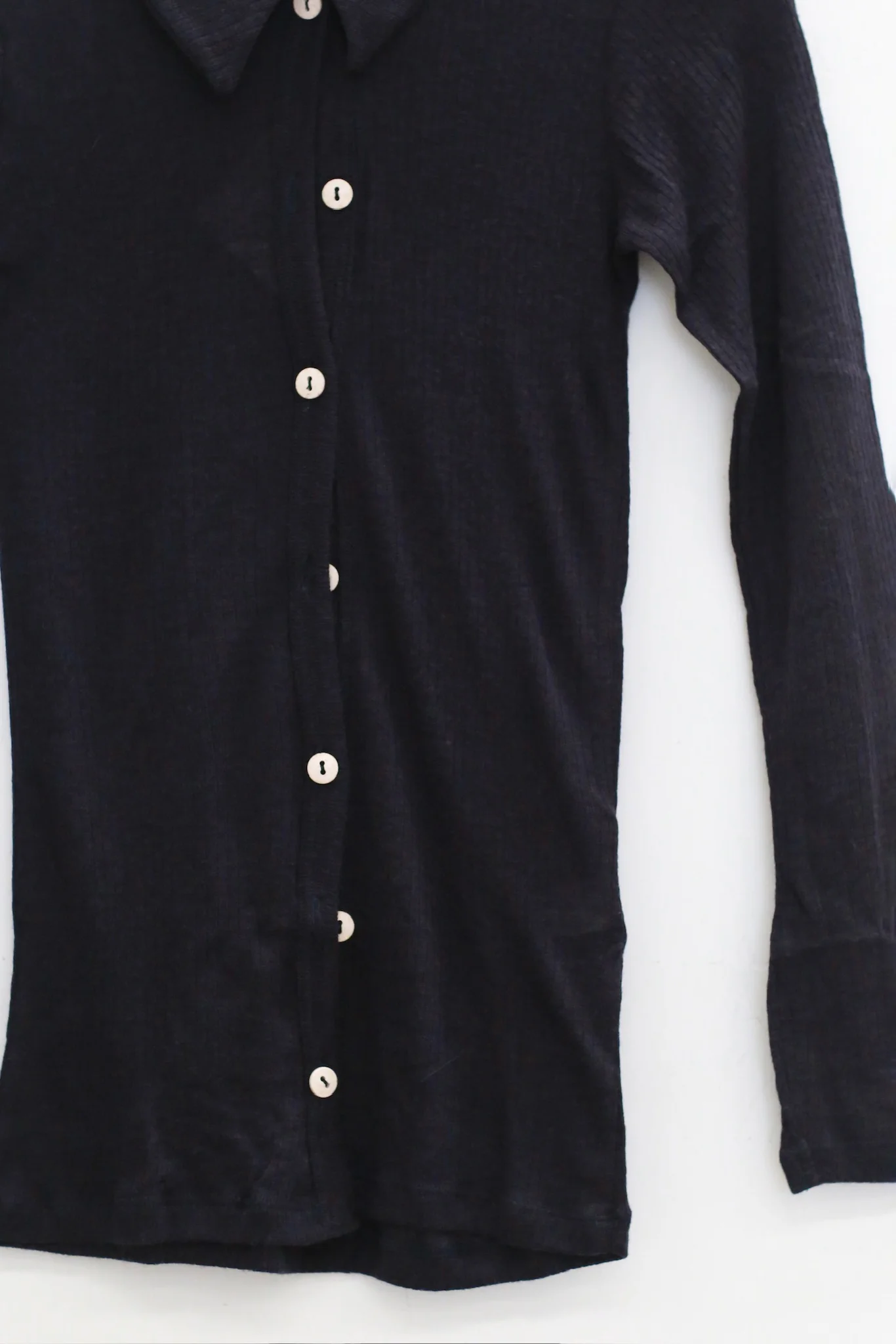 BASERANGE 25 Fall/Winter COSME Shirt BAS-TTCOS-WR-WI25-MURANO NAVY - Image 2