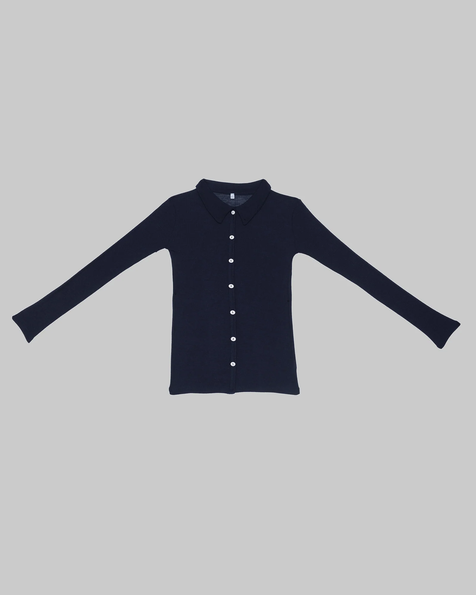 BASERANGE 25 Fall/Winter COSME Shirt BAS-TTCOS-WR-WI25-MURANO NAVY - Image 5