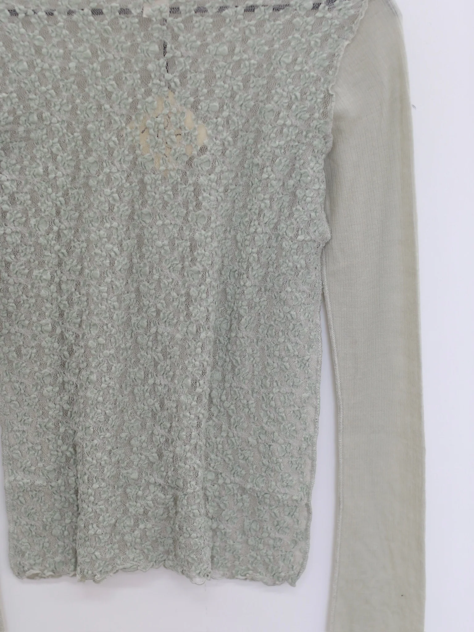 BASERANGE 25 Fall/Winter KENRU Long-Sleeve T-Shirt, France BAS-TTKLS-WR-WI25-BRUN GREEN - Image 3