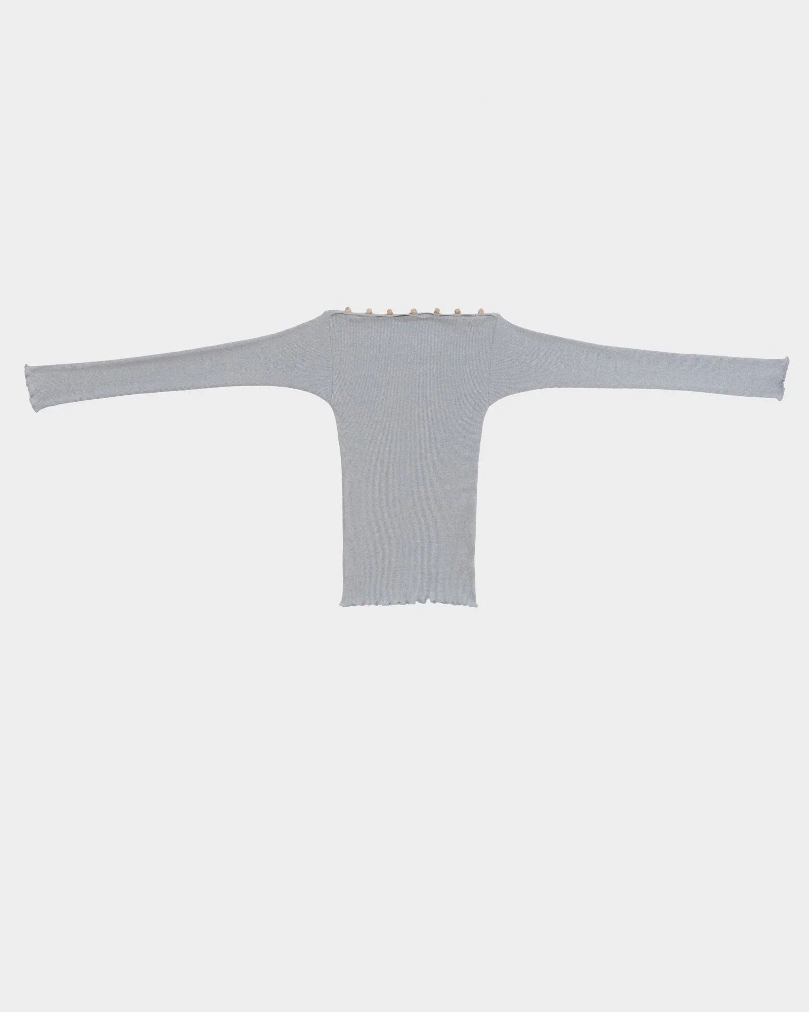 BASERANGE 25 Spring/Summer France TVA Long Sleeve T-Shirt BAS-TOTVL-RC-SU25-HARDIN BLUE - Image 6