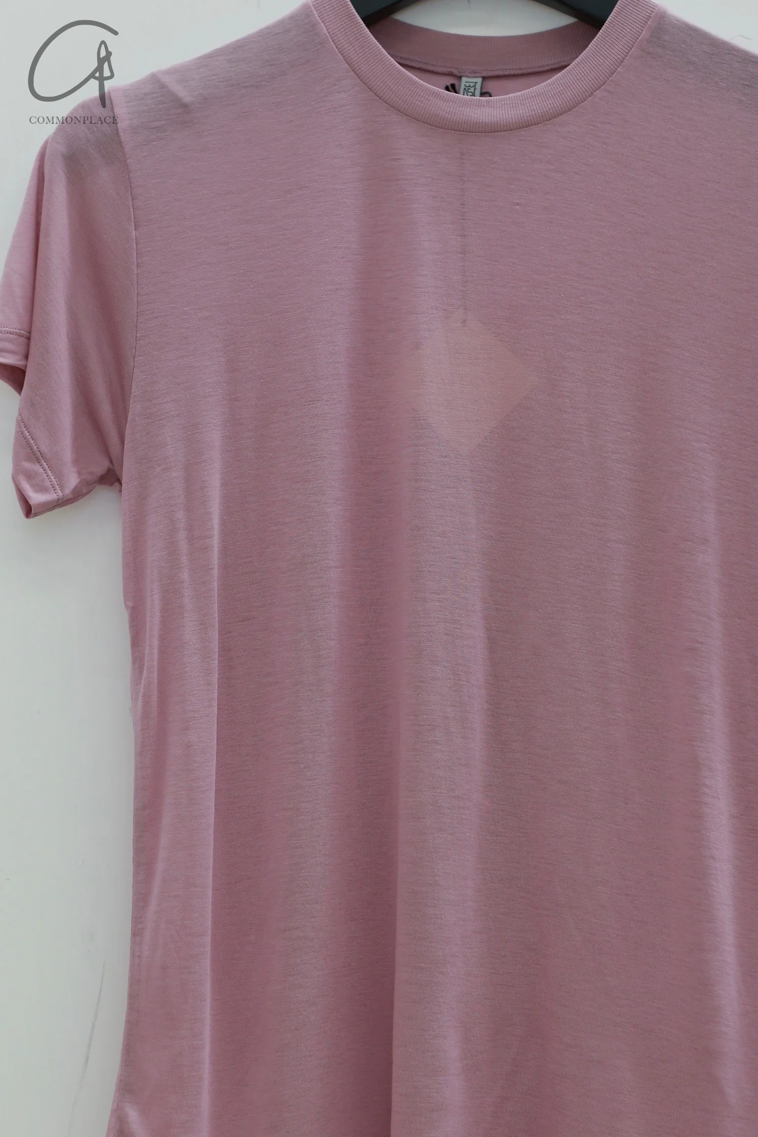 BASERANGE Classic Bamboo Fiber and Cotton Slim Fit T-shirt Series Collection Round Neck Bottoming Shirt France BAS-TOCT-BL-AU24-ZI Purple - Image 2