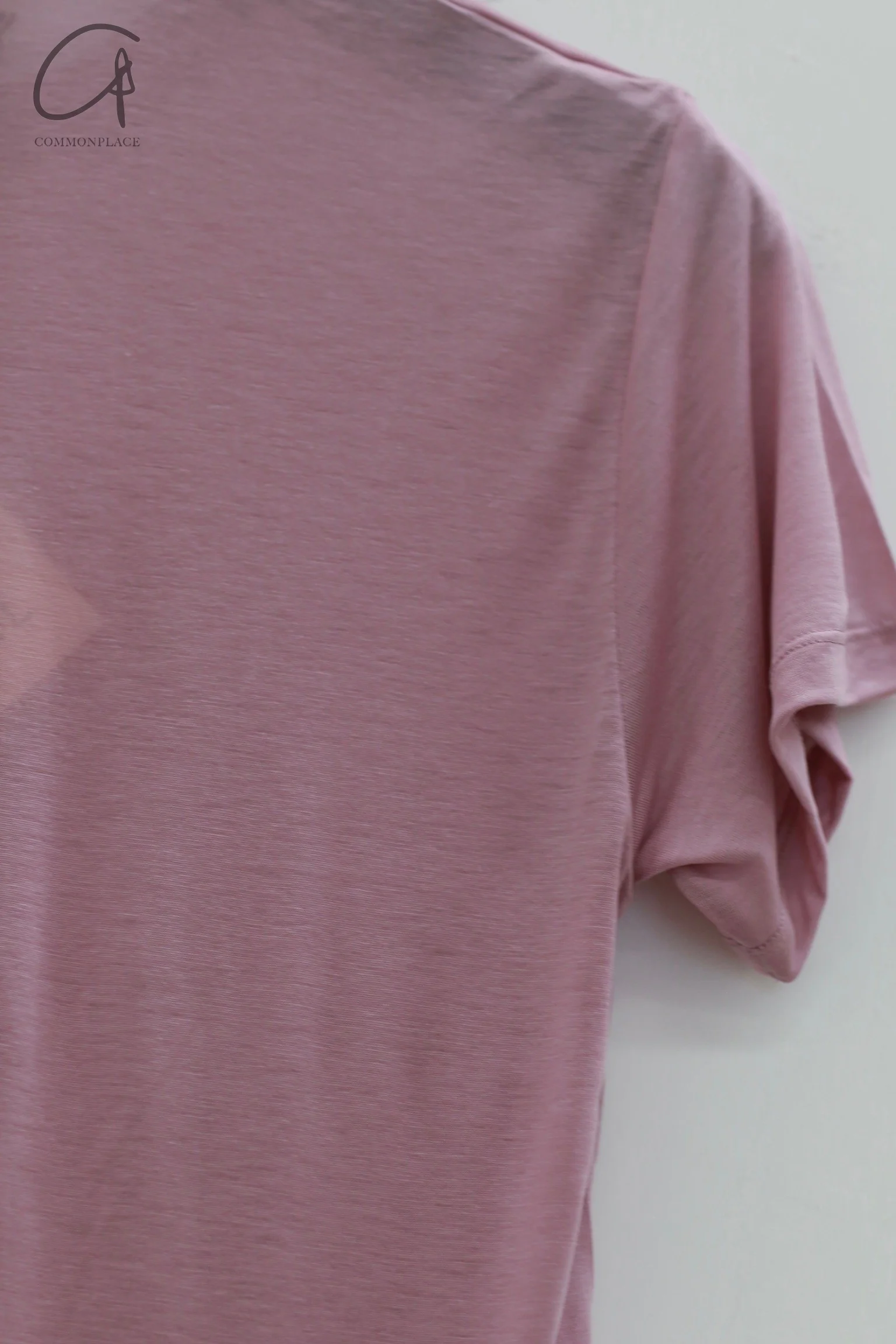 BASERANGE Classic Bamboo Fiber and Cotton Slim Fit T-shirt Series Collection Round Neck Bottoming Shirt France BAS-TOCT-BL-AU24-ZI Purple - Image 3