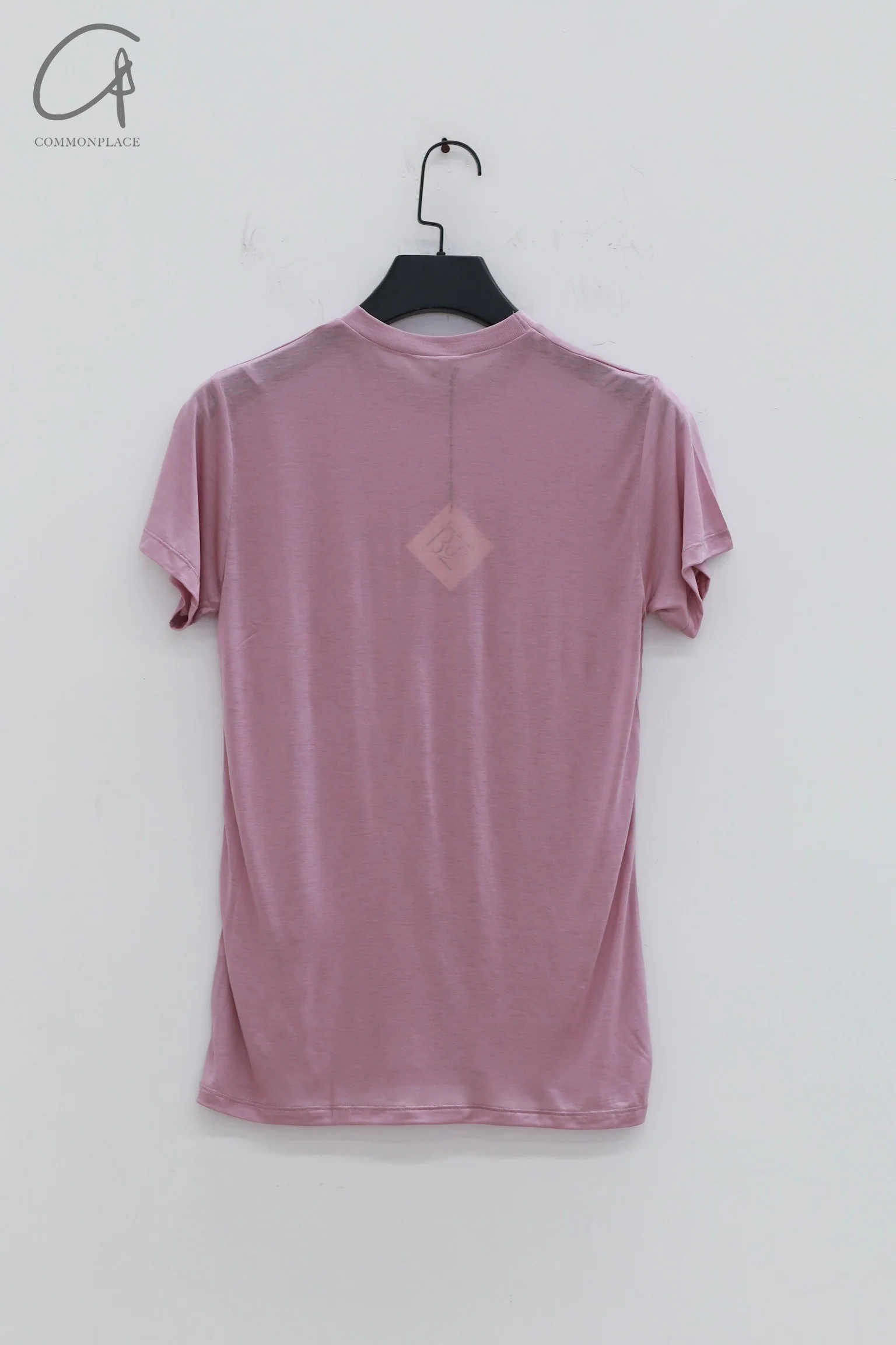 BASERANGE Classic Bamboo Fiber and Cotton Slim Fit T-shirt Series Collection Round Neck Bottoming Shirt France BAS-TOCT-BL-AU24-ZI Purple - Image 4