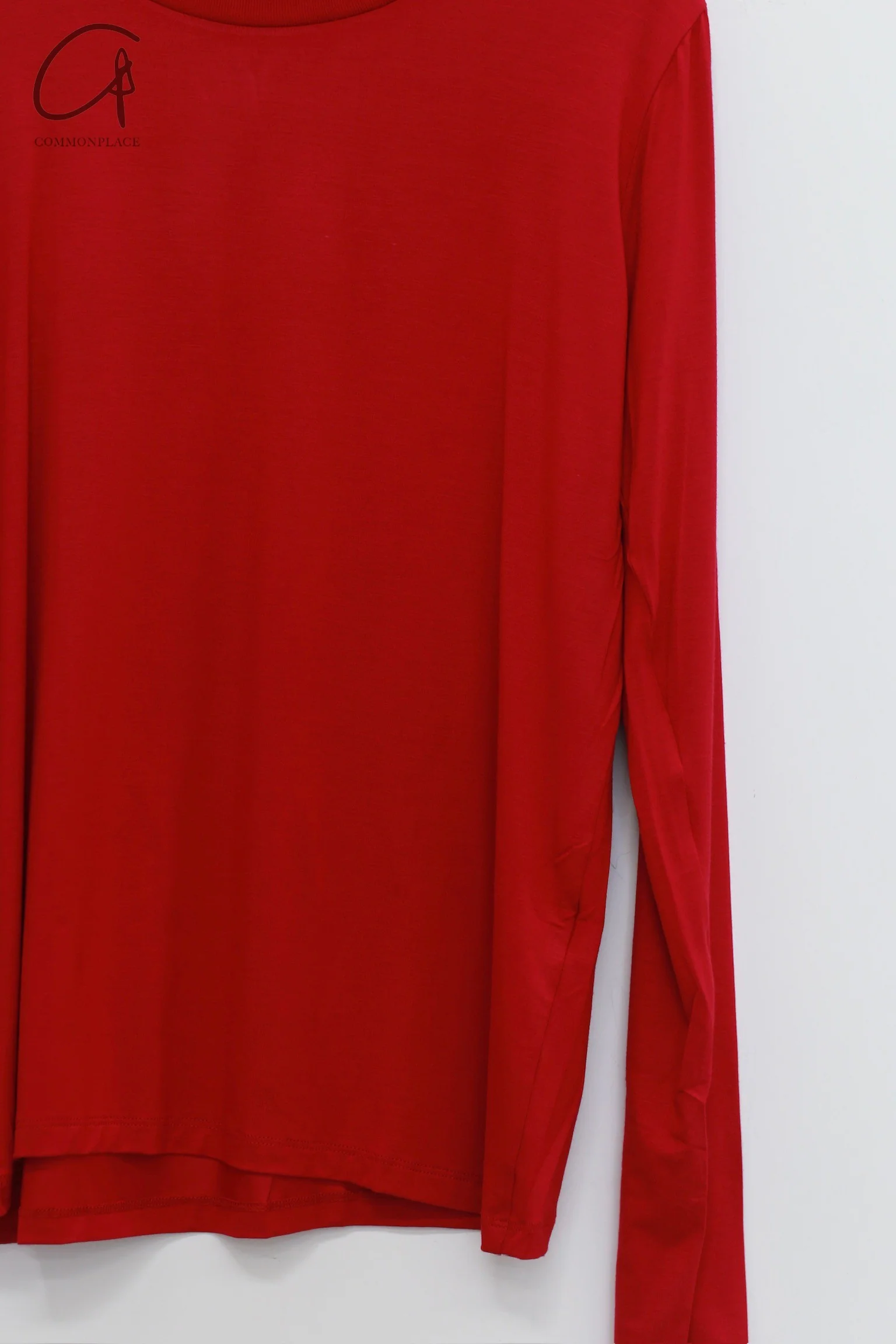 BASERANGE Classic Bamboo Fiber Bamboo Cotton Long Sleeve T-Shirt Series Collection Round Neck Bottoming Shirt France BAS-TOLS-BA-WI24-FUSHIA TOLS-BL-000 FUSHIA TOLS-BA-WI24 - Image 3