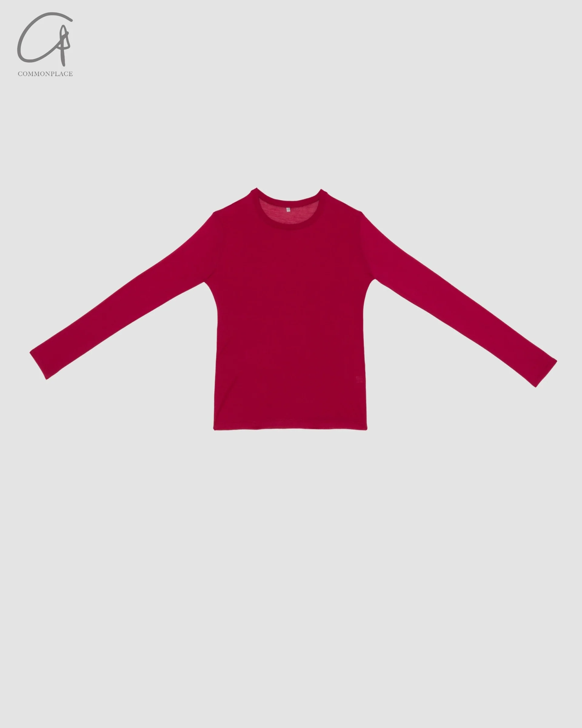 BASERANGE Classic Bamboo Fiber Bamboo Cotton Long Sleeve T-Shirt Series Collection Round Neck Bottoming Shirt France BAS-TOLS-BA-WI24-FUSHIA TOLS-BL-000 FUSHIA TOLS-BA-WI24 - Image 5