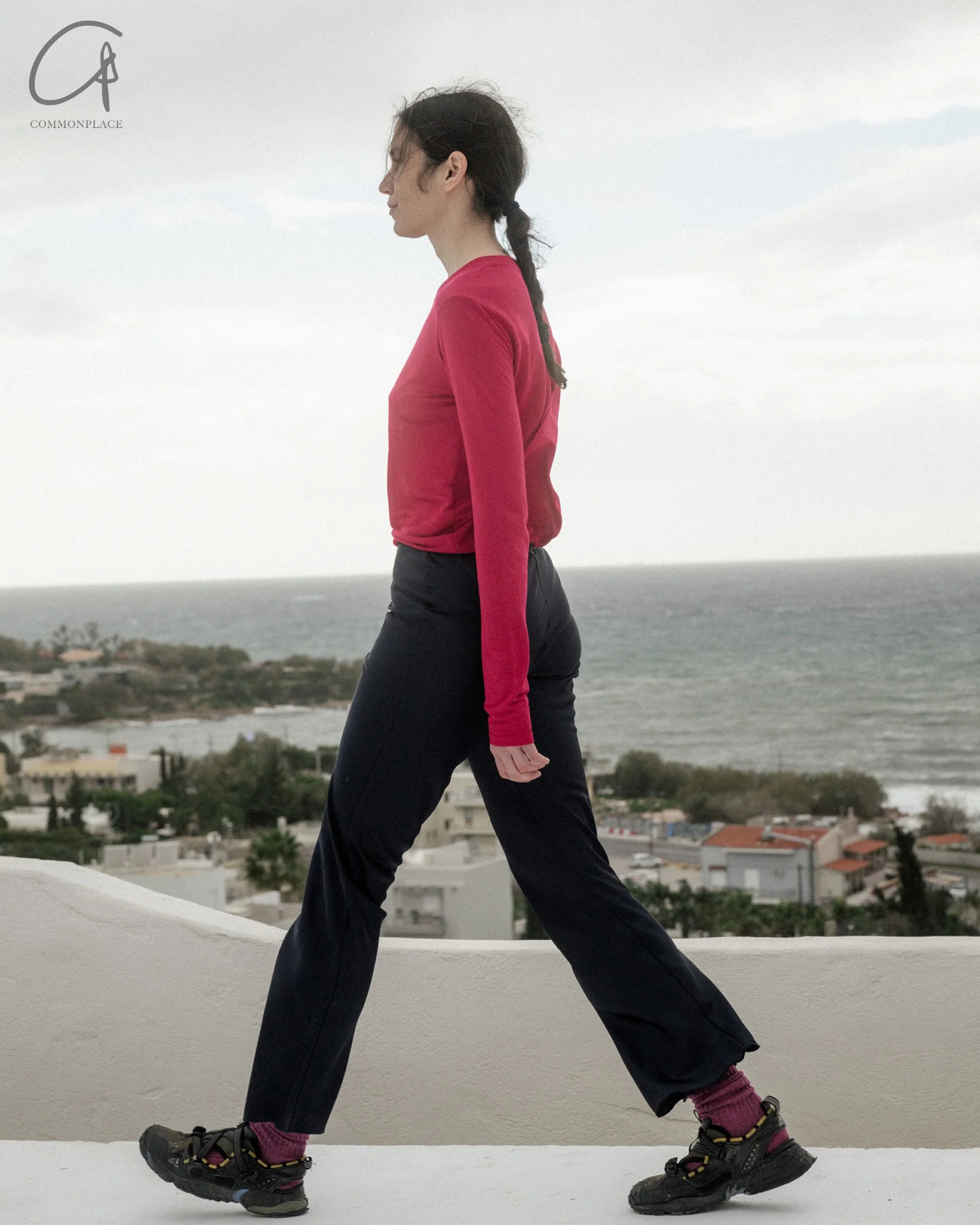 BASERANGE Classic Bamboo Fiber Bamboo Cotton Long Sleeve T-Shirt Series Collection Round Neck Bottoming Shirt France BAS-TOLS-BA-WI24-FUSHIA TOLS-BL-000 FUSHIA TOLS-BA-WI24 - Image 9