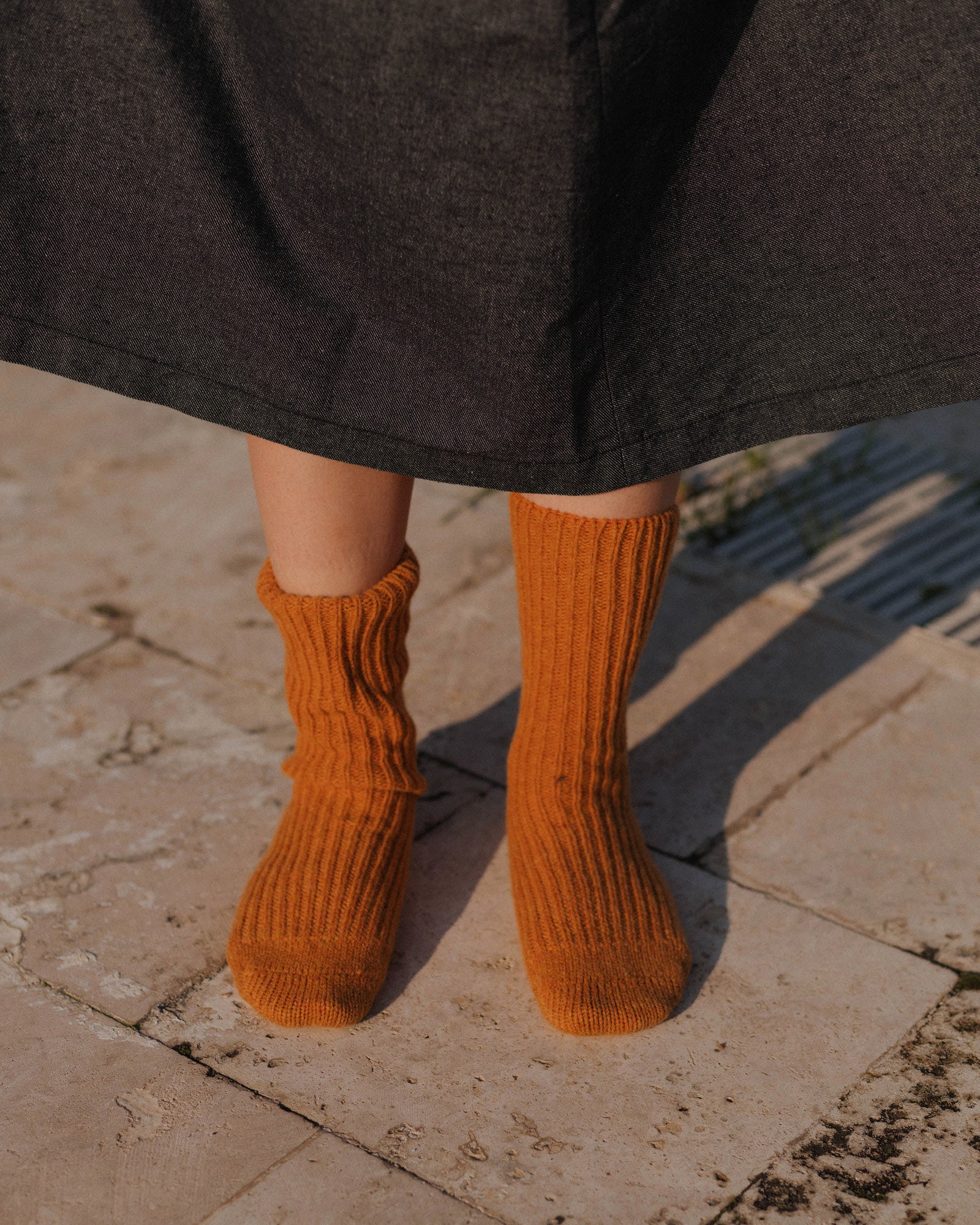 BASERANGE Collection of Various Ankle Socks II (Portugal) BAS-SOME-RW-WI25-CLAIR ORANGE (SOTOA SORO SOBO) - Image 3