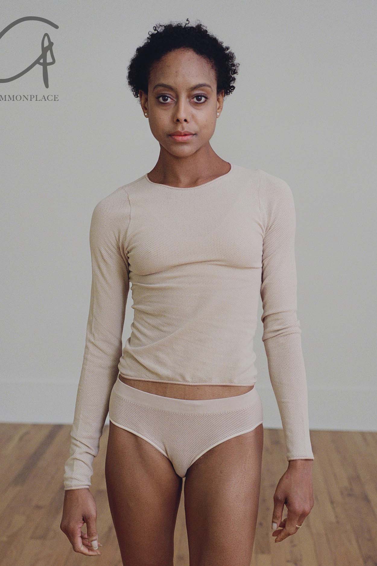BASERANGE Cotton Long Sleeve SEODLS Beige - Image 12