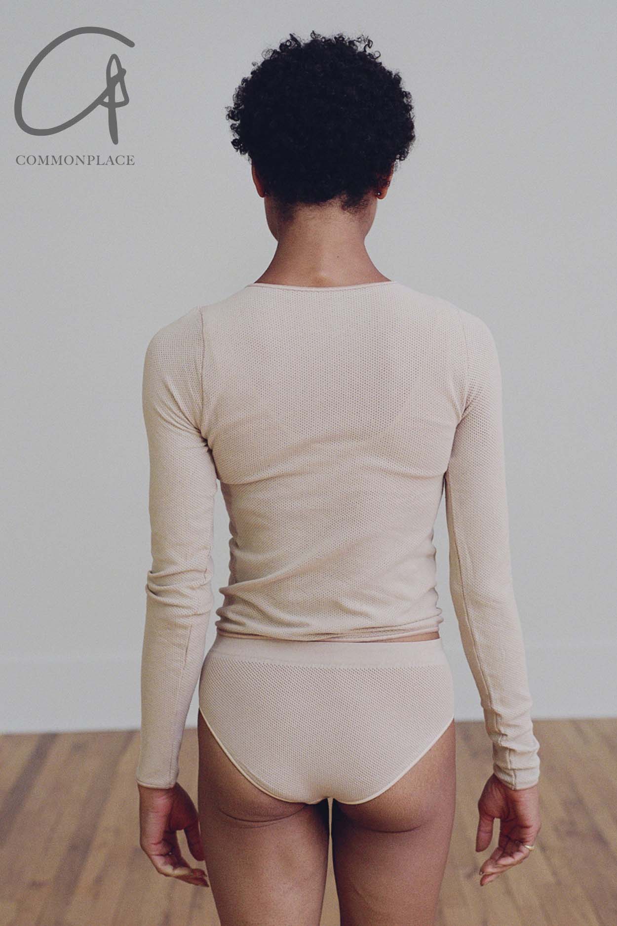 BASERANGE Cotton Long Sleeve SEODLS Beige - Image 13