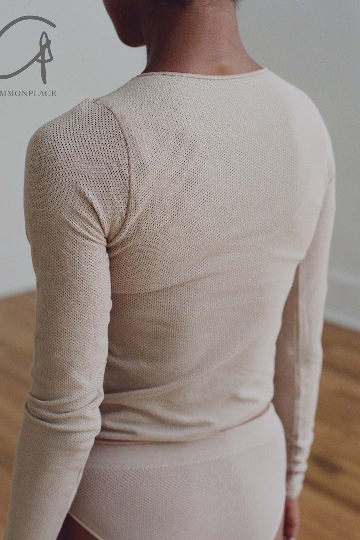BASERANGE Cotton Long Sleeve SEODLS Beige - Image 14