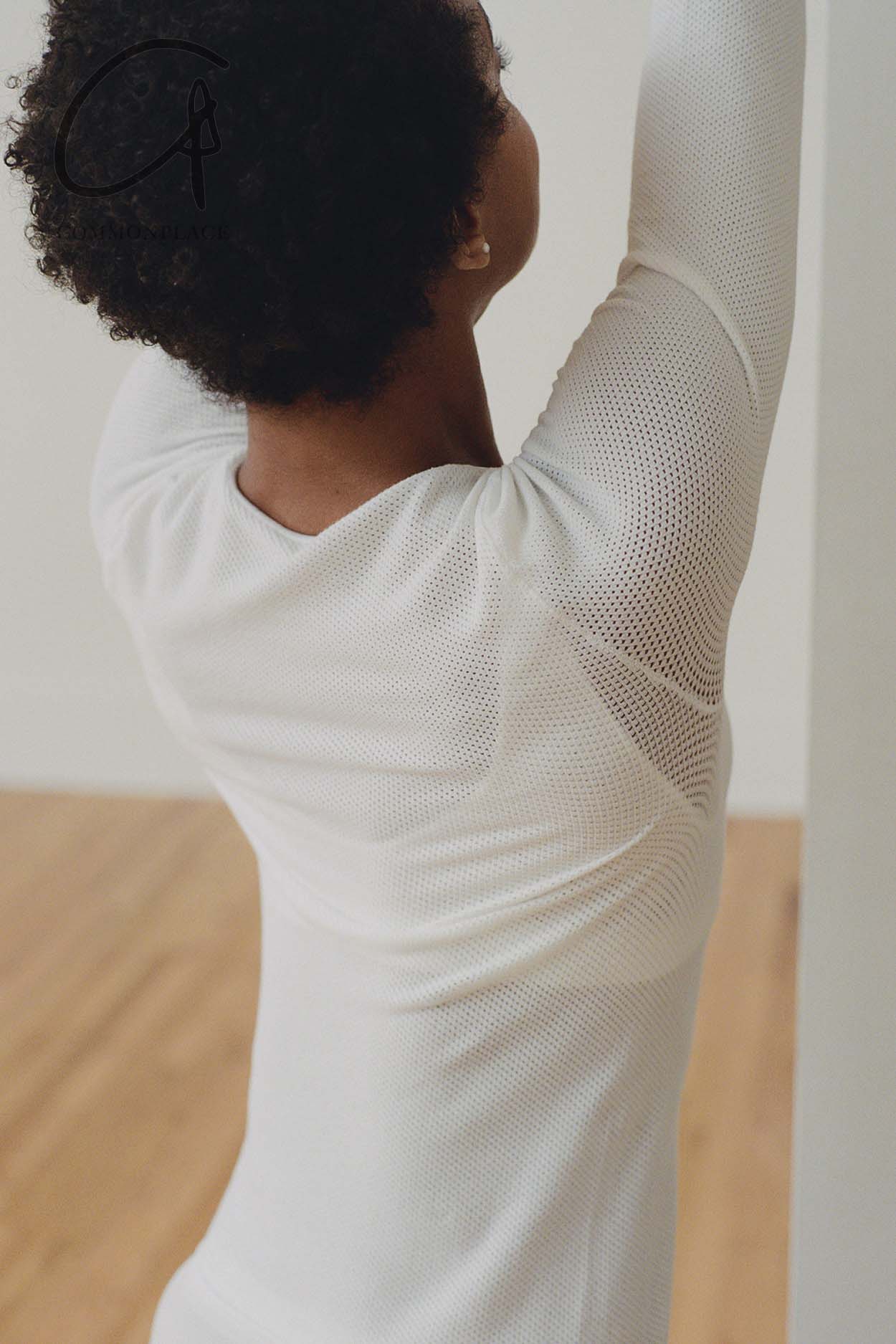 BASERANGE cotton long sleeve SEODLS white - Image 7