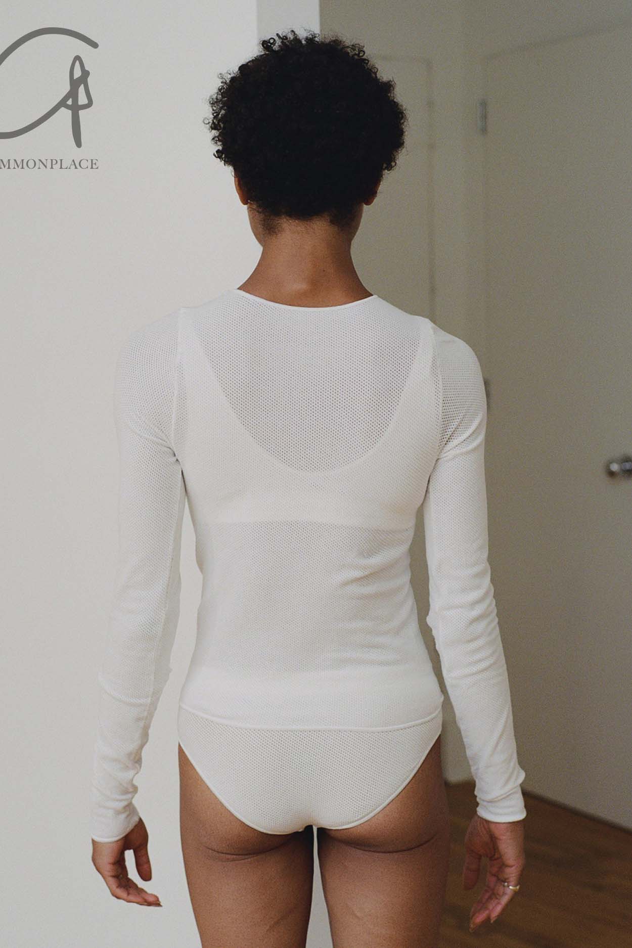BASERANGE cotton long sleeve SEODLS white - Image 8