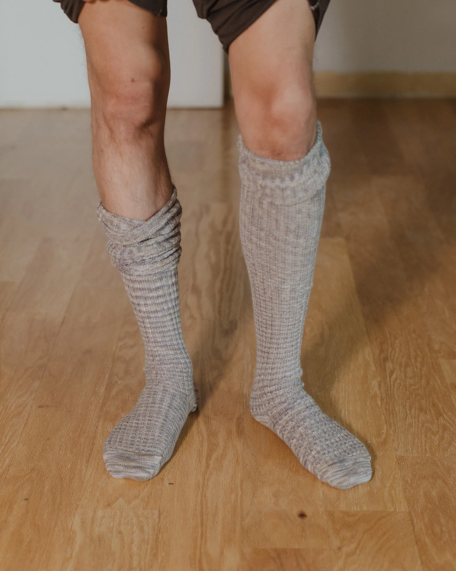 BASERANGE Cotton Stockings KOK KTOK Series France BAS-KTOK-TC-SU25-GREY MELANGE - Image 3