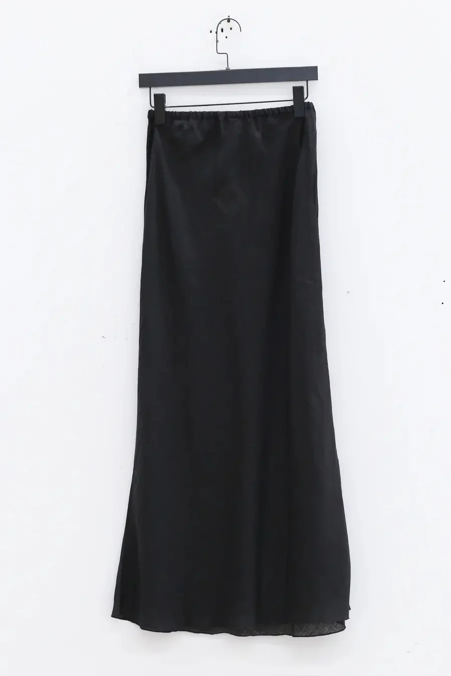 BASERANGE Linen Skirt Portugal BAS-SKDY-SL-000-HEI Black - Image 7