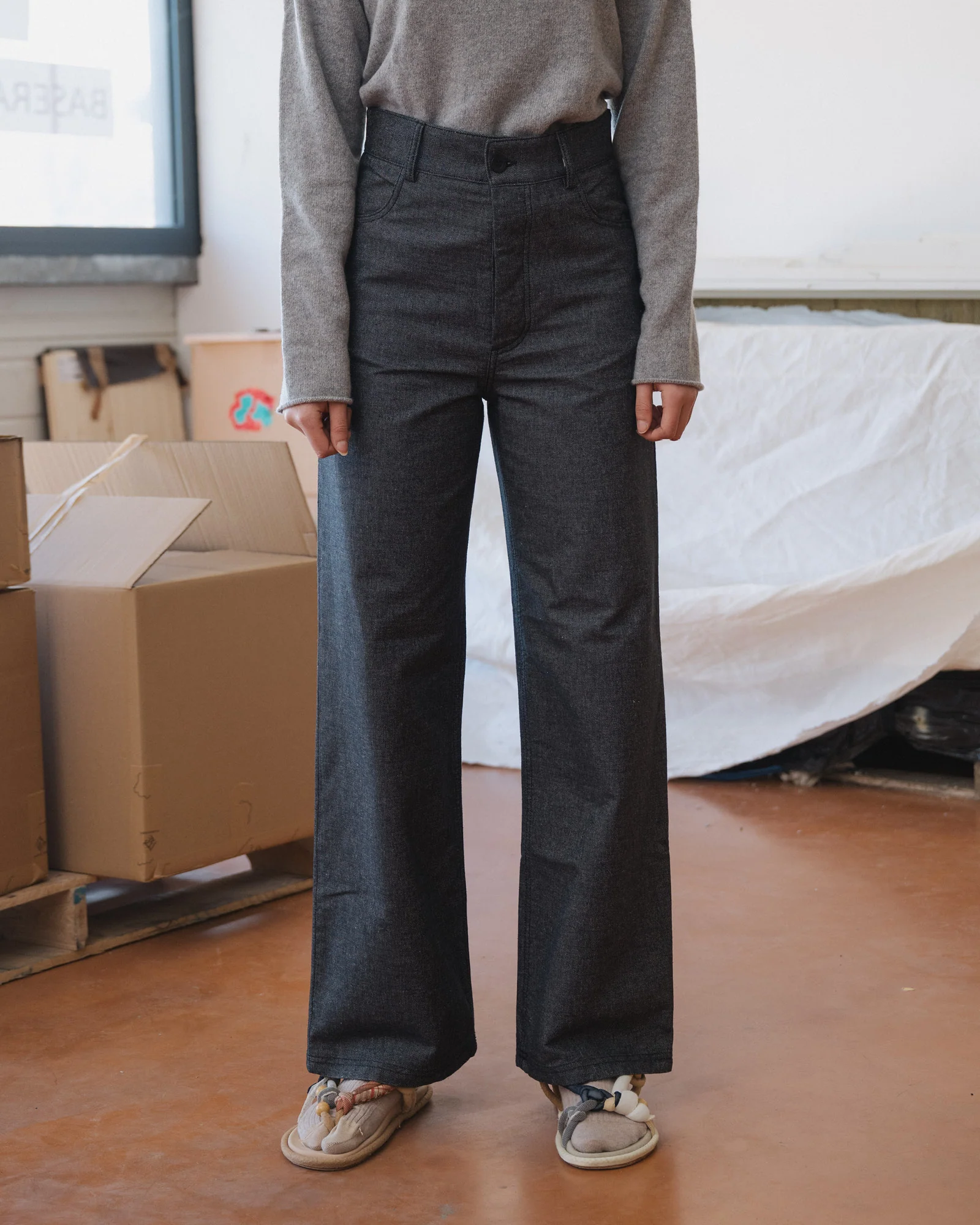 BASERANGE France Navarro Trousers BAS-PANA-RD-WI25-Black WI25 (TRNA PANA) - Image 8