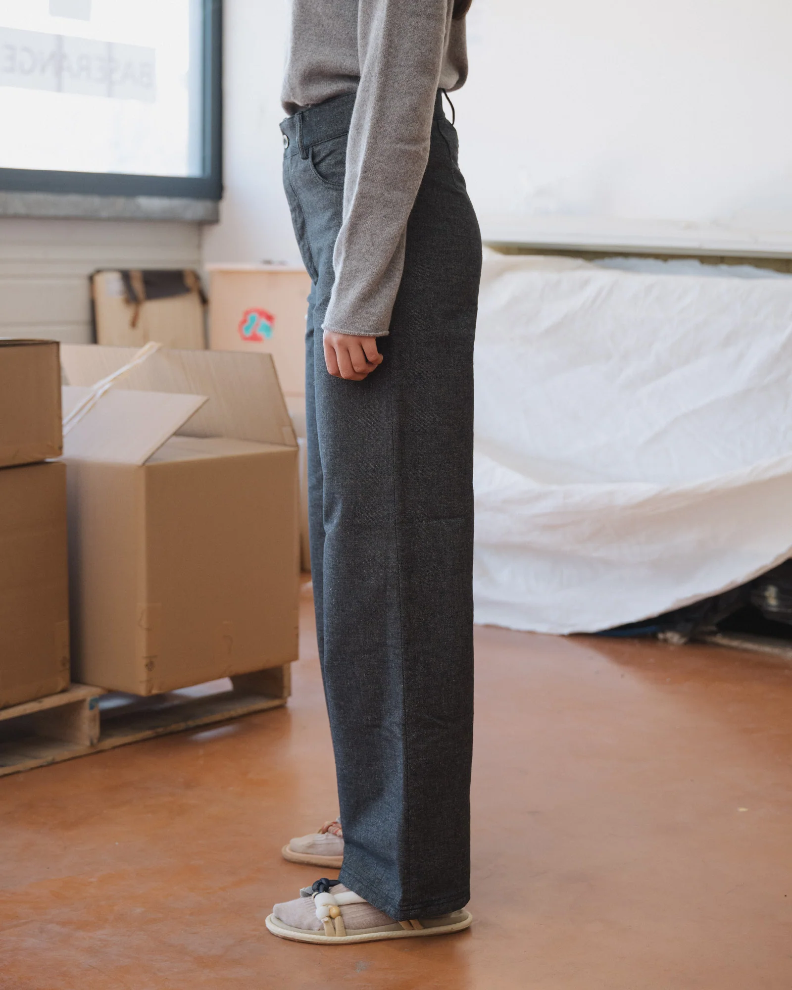 BASERANGE France Navarro Trousers BAS-PANA-RD-WI25-Black WI25 (TRNA PANA) - Image 9