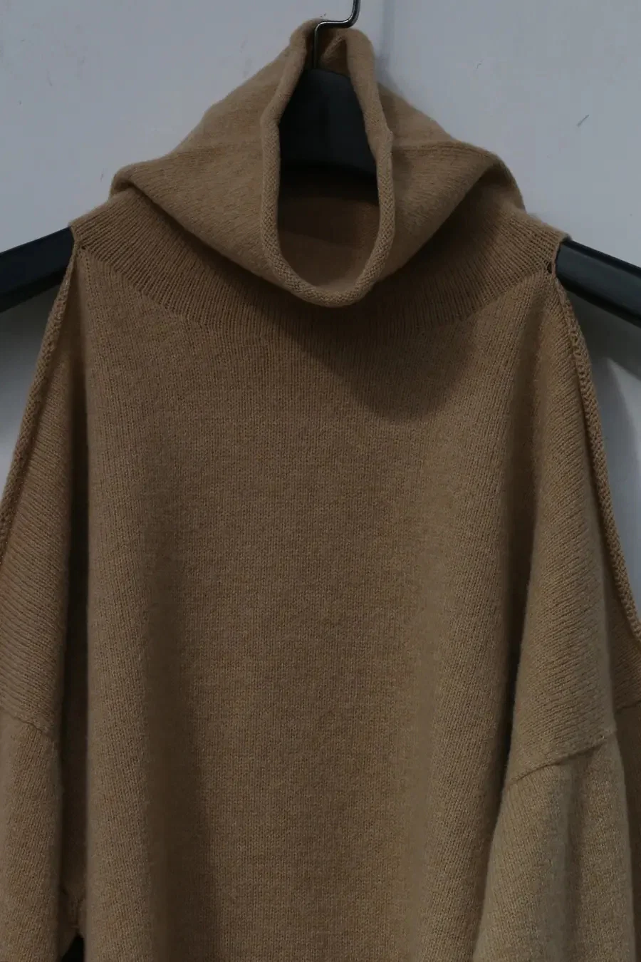 BASERANGE Jarmos Turtleneck Sweater KNJAT-EW-WI21 Camel - Image 2