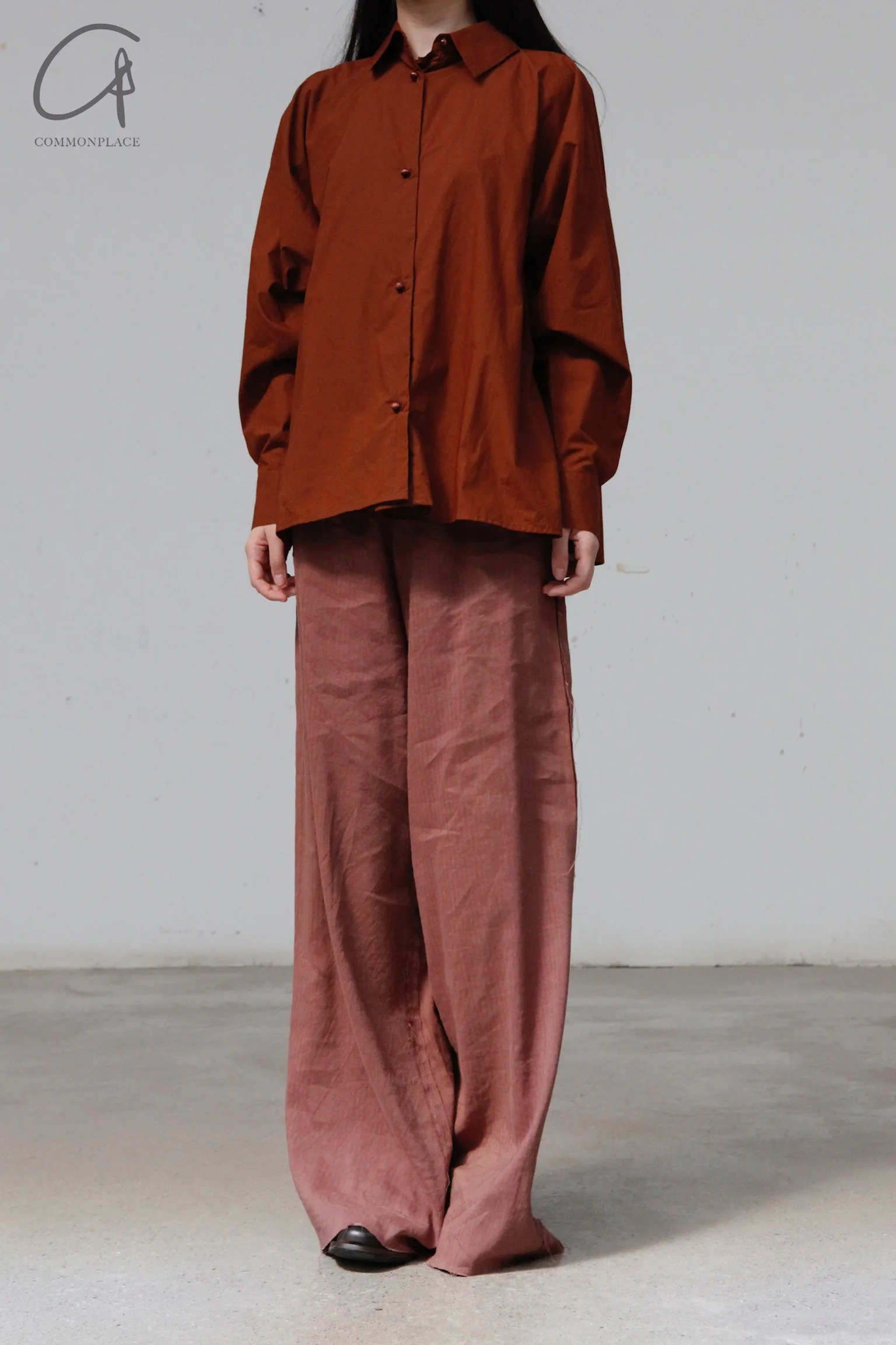 BASERANGE JURA Shirt SHJR-CO-AU23 Wine Red - Image 2