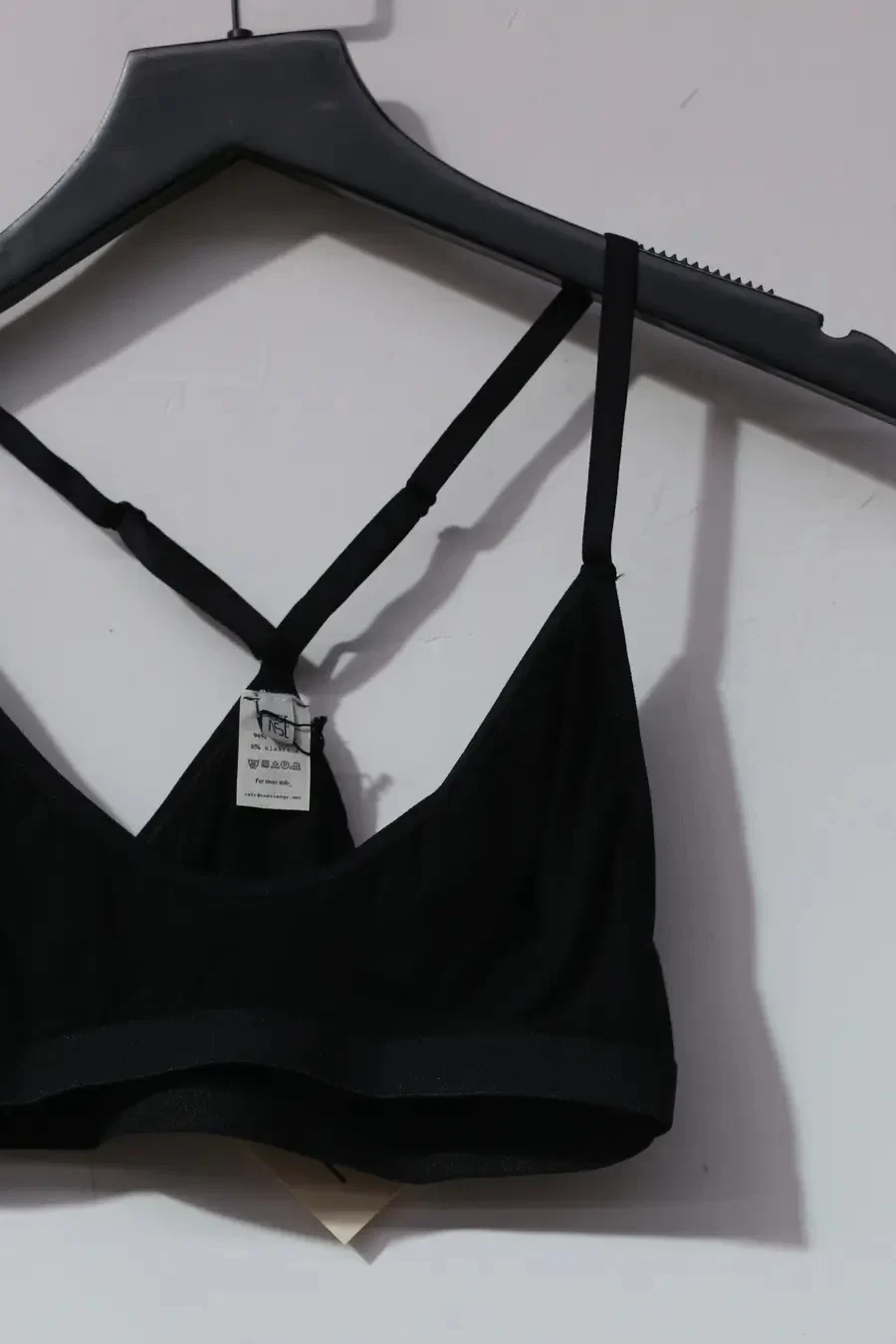 BASERANGE knitted stretch bra BRXX black - Image 9