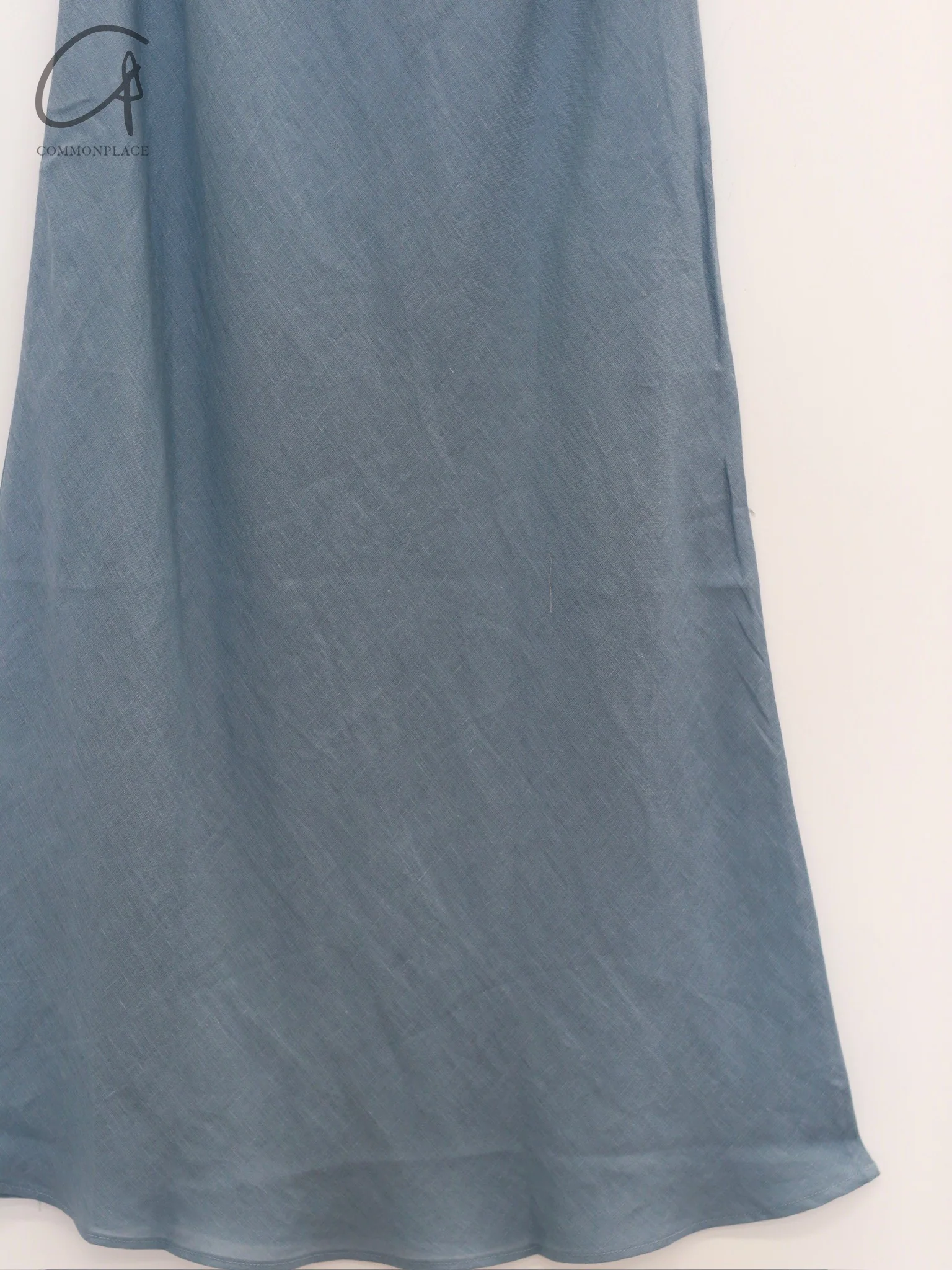 BASERANGE Linen Skirt Portugal BAS-SKDY-SL-SP25-TRUSS BLUE SKDY-SL-000 - Image 3