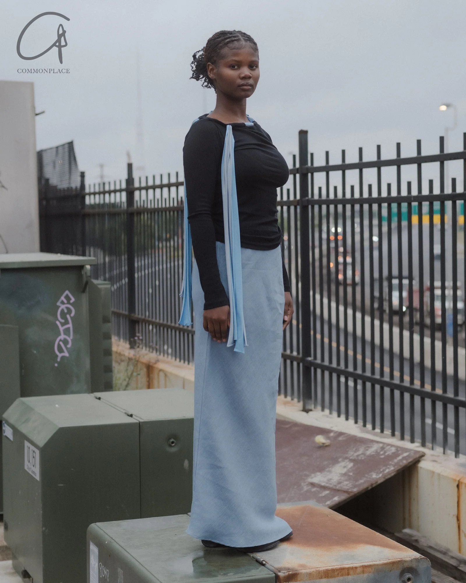 BASERANGE Linen Skirt Portugal BAS-SKDY-SL-SP25-TRUSS BLUE SKDY-SL-000 - Image 9
