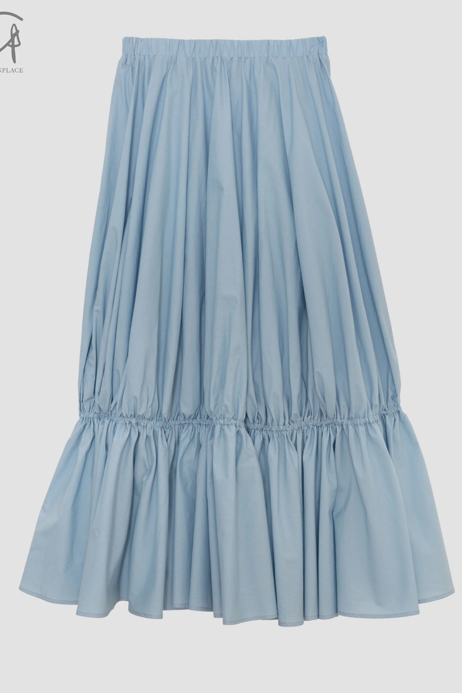 BASERANGE LUCE skirt SKLUC-PO-WI23 blue - Image 5
