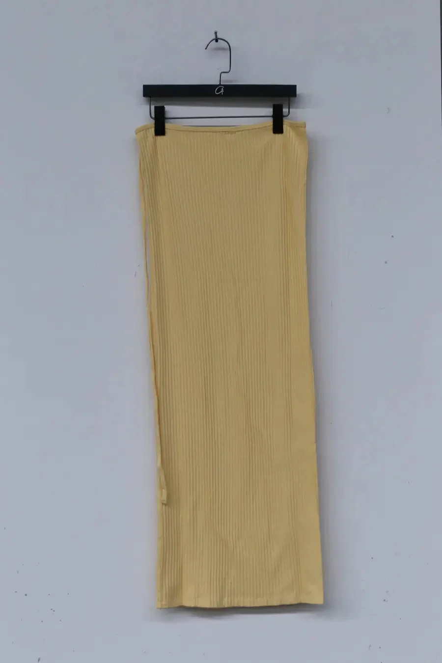 BASERANGE ribbed wool brig skirt SKBR-RIB-WI21 yellow - Image 10