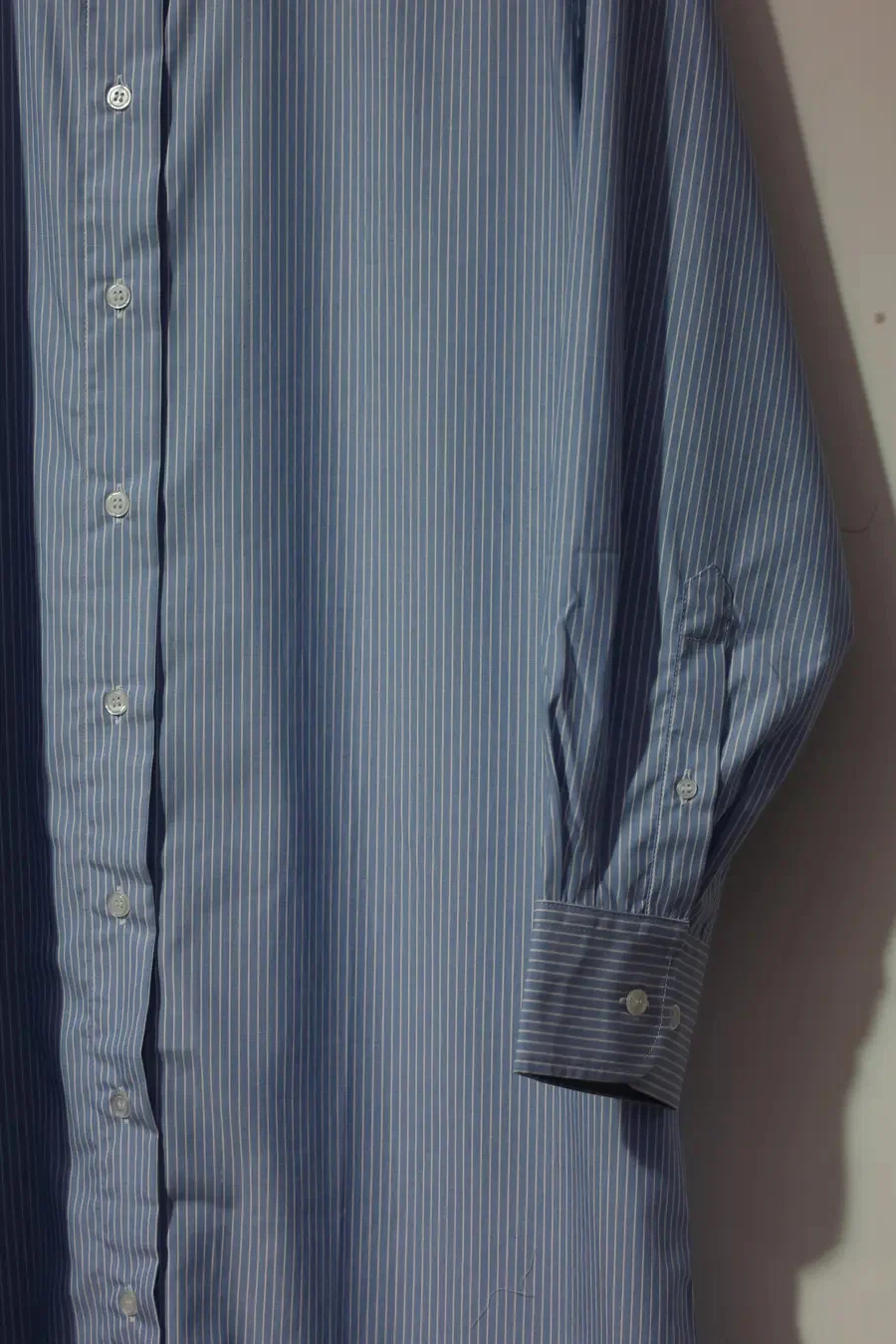 BASERANGE shirt dress SHOLDR striped blue - Image 4