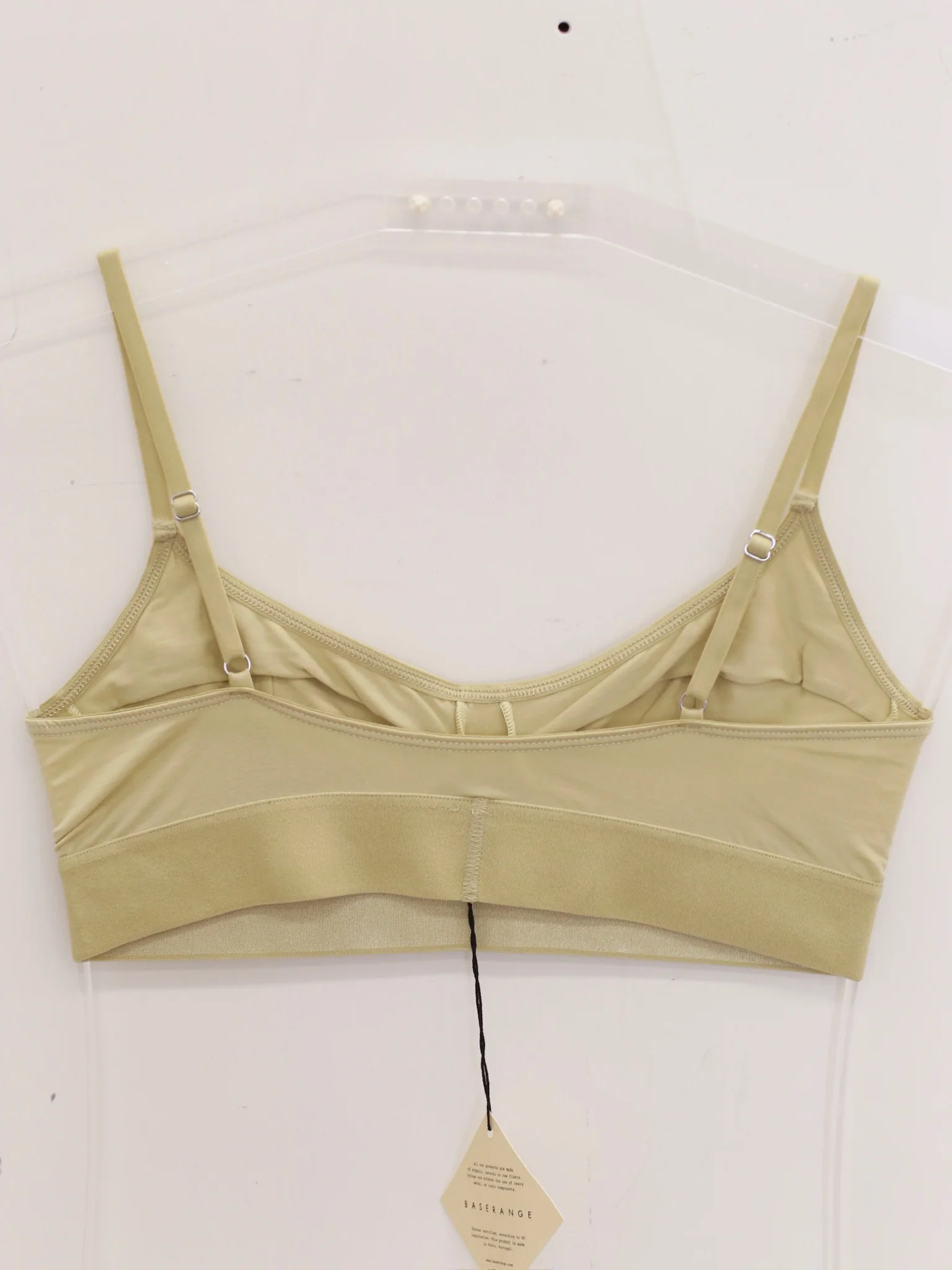 BASERANGE SOFT Collection Wire-Free Bamboo Fiber and Cotton Bras, France BAS-BRSO-BL-AU25-PIER GREEN - Image 3