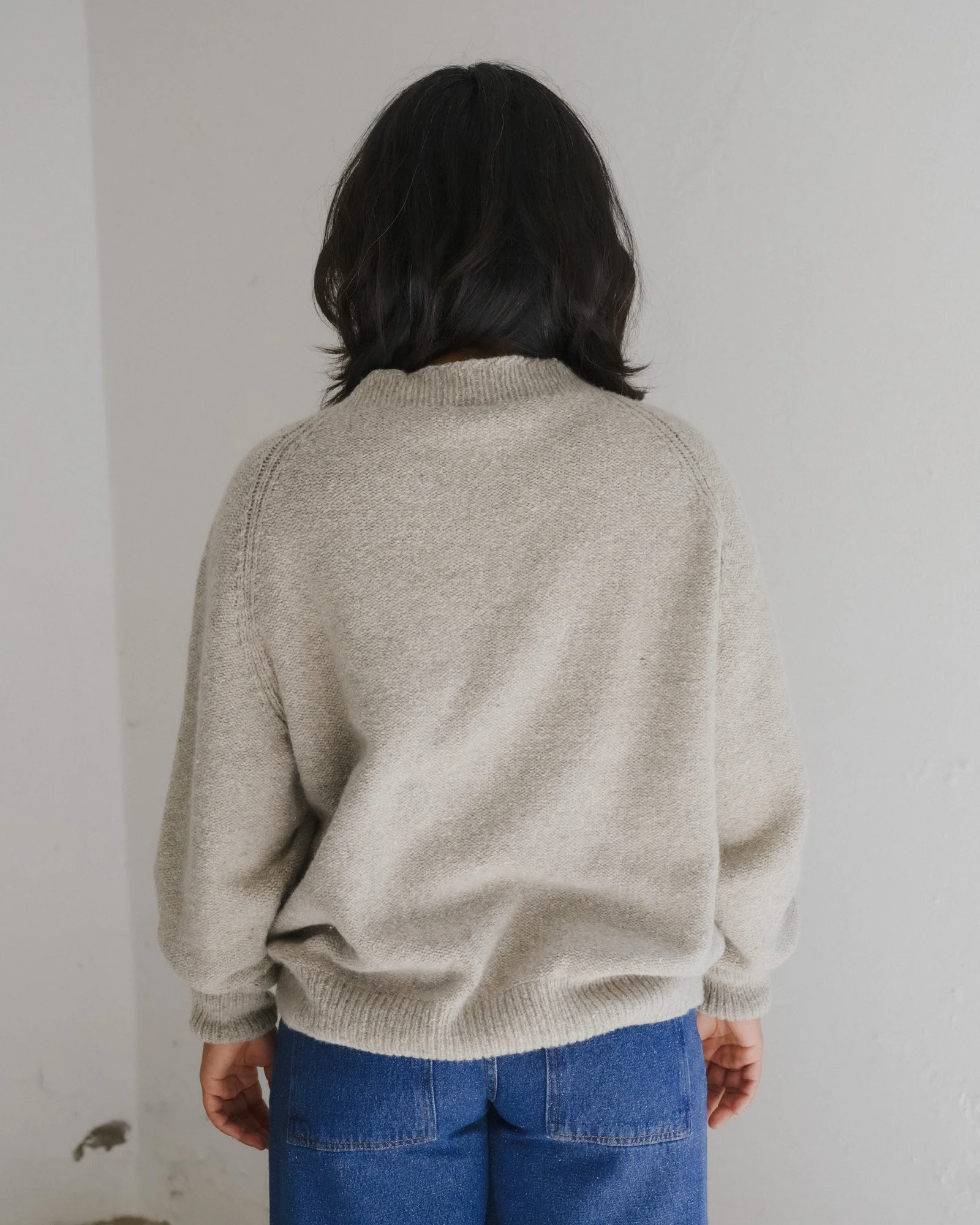 BASERANGE SP26 Flight Cardigan Sweater BAS-PUSOC-RW-SP26-IS (INGRA SAND) - Image 4