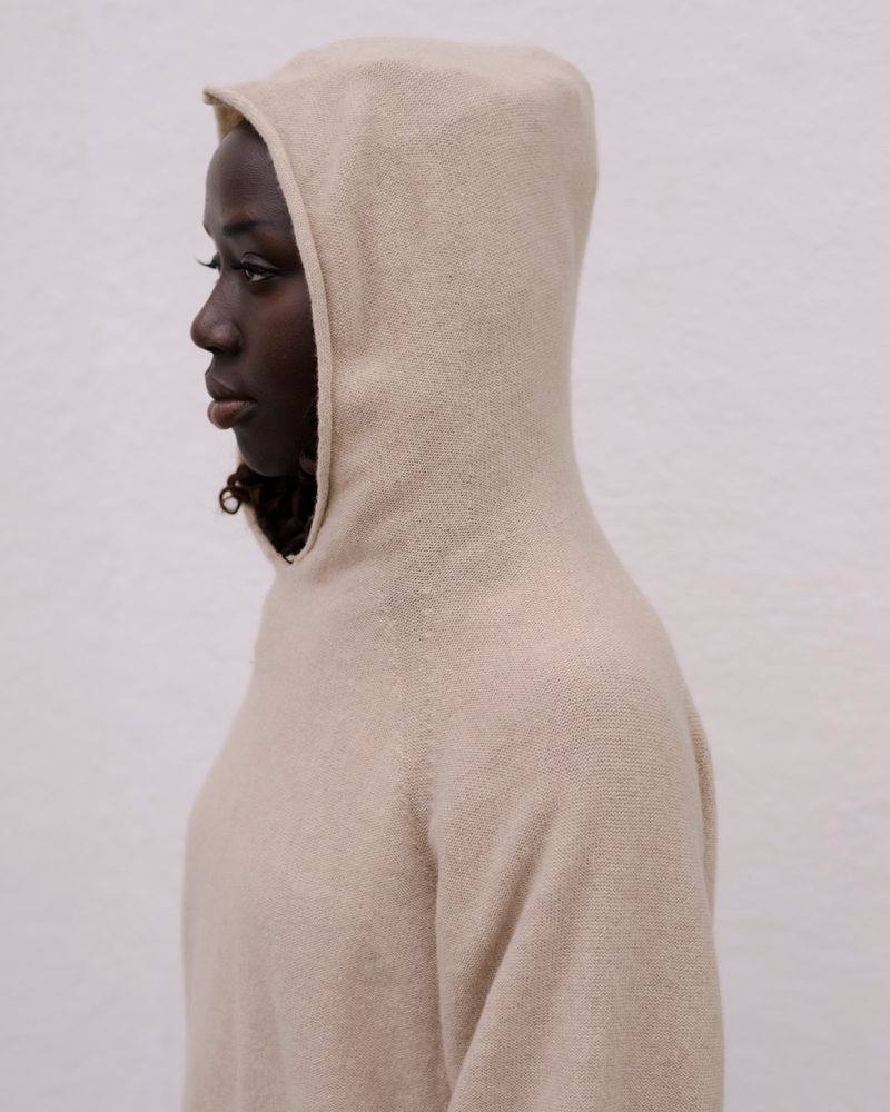 BASERANGE SP26 Recycled Cashmere Hooded Sweatshirt, Portugal BAS-PUSOH-RC-SP26-OS (OMI SAND) - Image 10