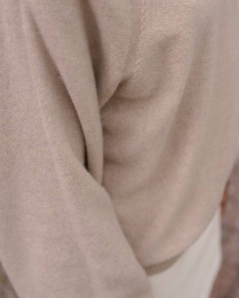 BASERANGE SP26 Recycled Cashmere Hooded Sweatshirt, Portugal BAS-PUSOH-RC-SP26-OS (OMI SAND) - Image 12