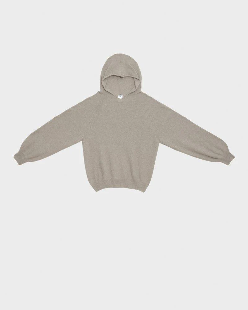 BASERANGE SP26 Recycled Cashmere Hooded Sweatshirt, Portugal BAS-PUSOH-RC-SP26-OS (OMI SAND) - Image 5