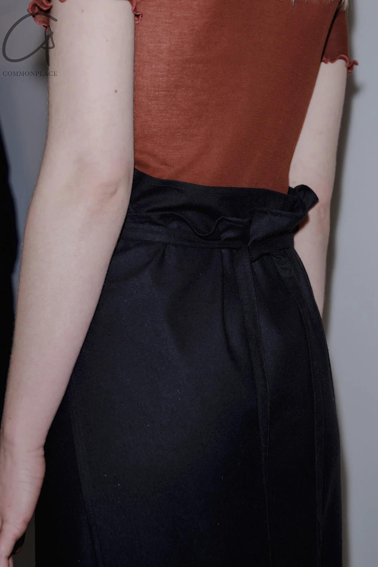 BASERANGE wrap skirt SKVE-WS-AU23 black - Image 8