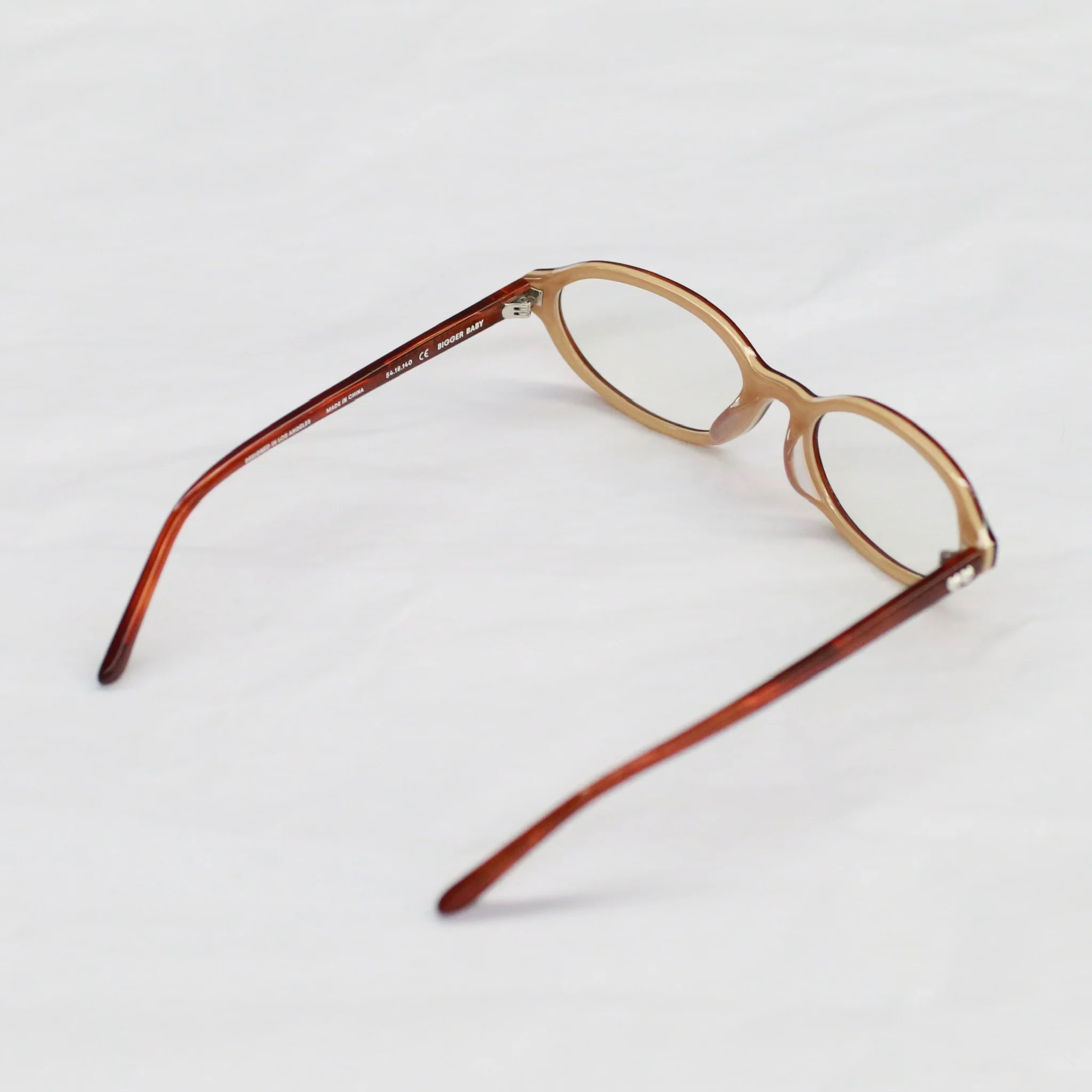 Bonnie Clyde Bigger Baby Glasses BC-Bigger Baby BIGBSDCLR415-LBC (Layered Brown & Clear Lens) - Image 4