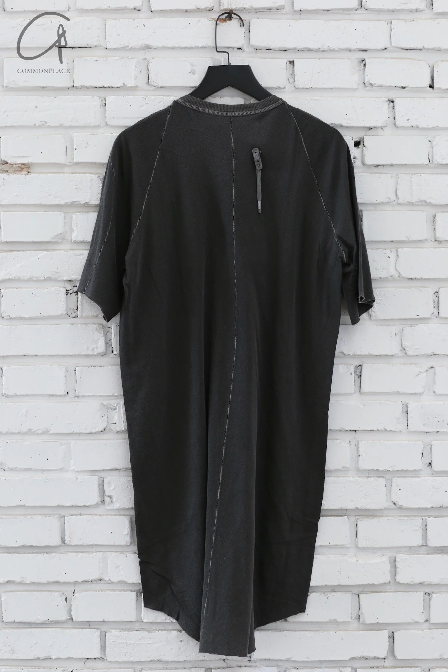 Boris Bidjan Saberi 24 Autumn and Winter TS2.1 Series Short Sleeve T-shirt 24AW TS2.1-FKN00001-DARK GREY TS2.1-F0501T - Image 2