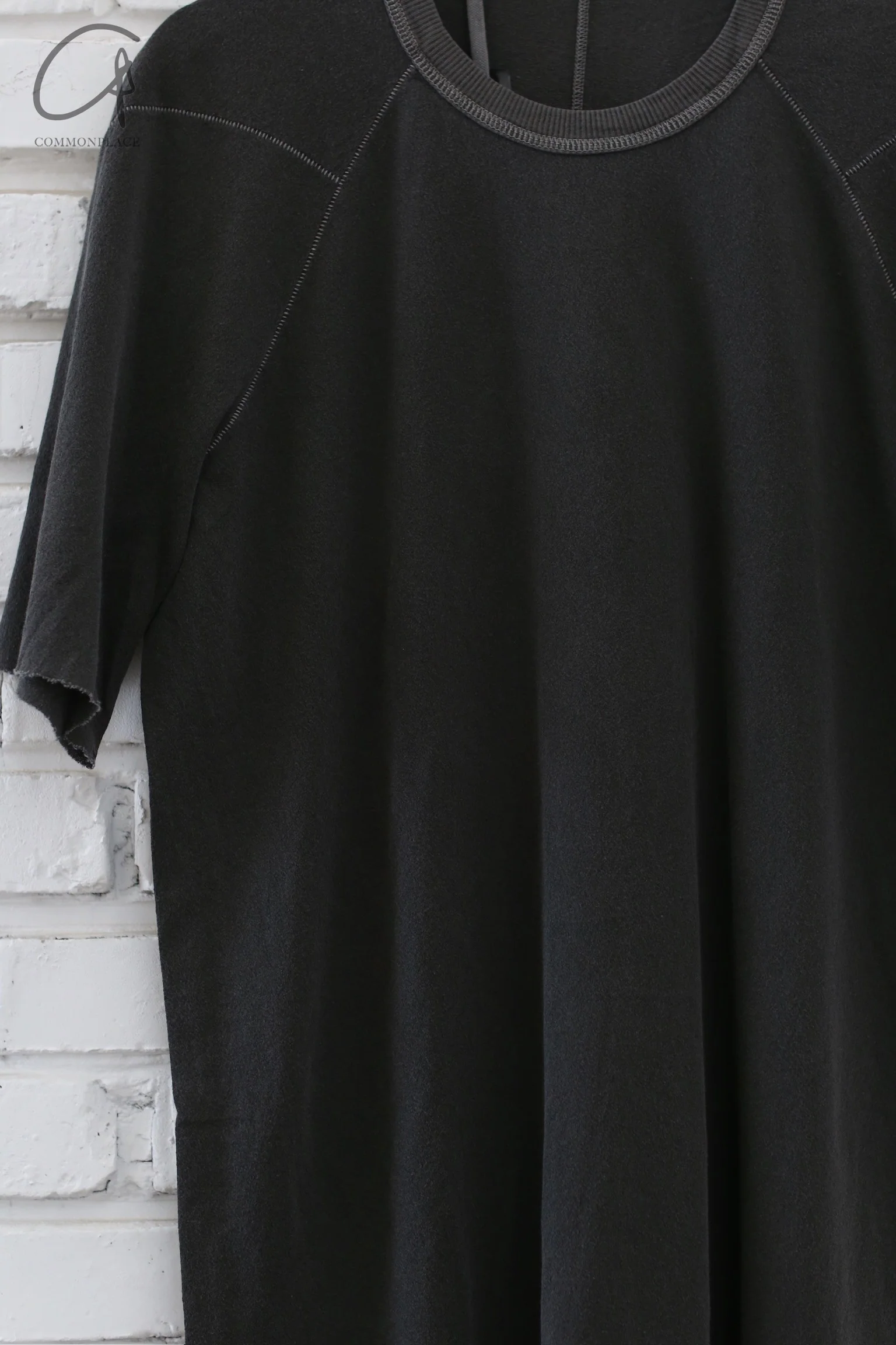 Boris Bidjan Saberi 24 Autumn and Winter TS2.1 Series Short Sleeve T-shirt 24AW TS2.1-FKN00001-DARK GREY TS2.1-F0501T - Image 4