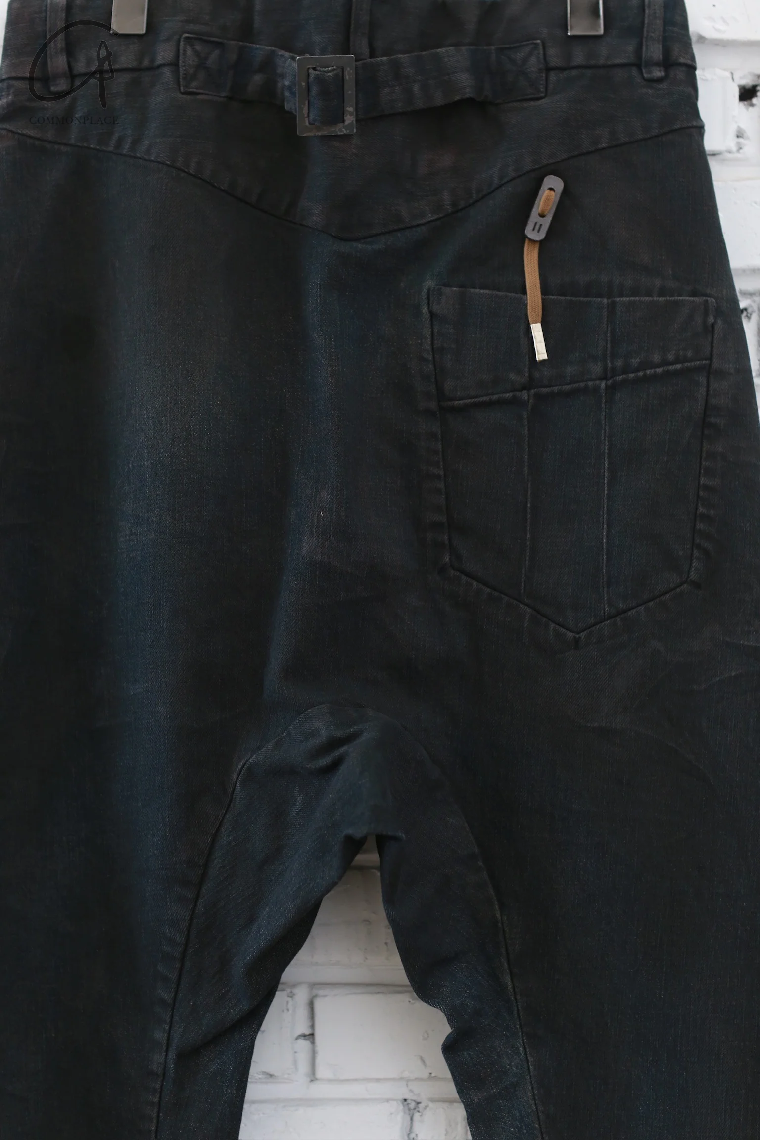 Boris Bidjan Saberi 24 Autumn/Winter Trousers German Craftsman P15.1BF-FKU100002-DIRTY DENIM - Image 3
