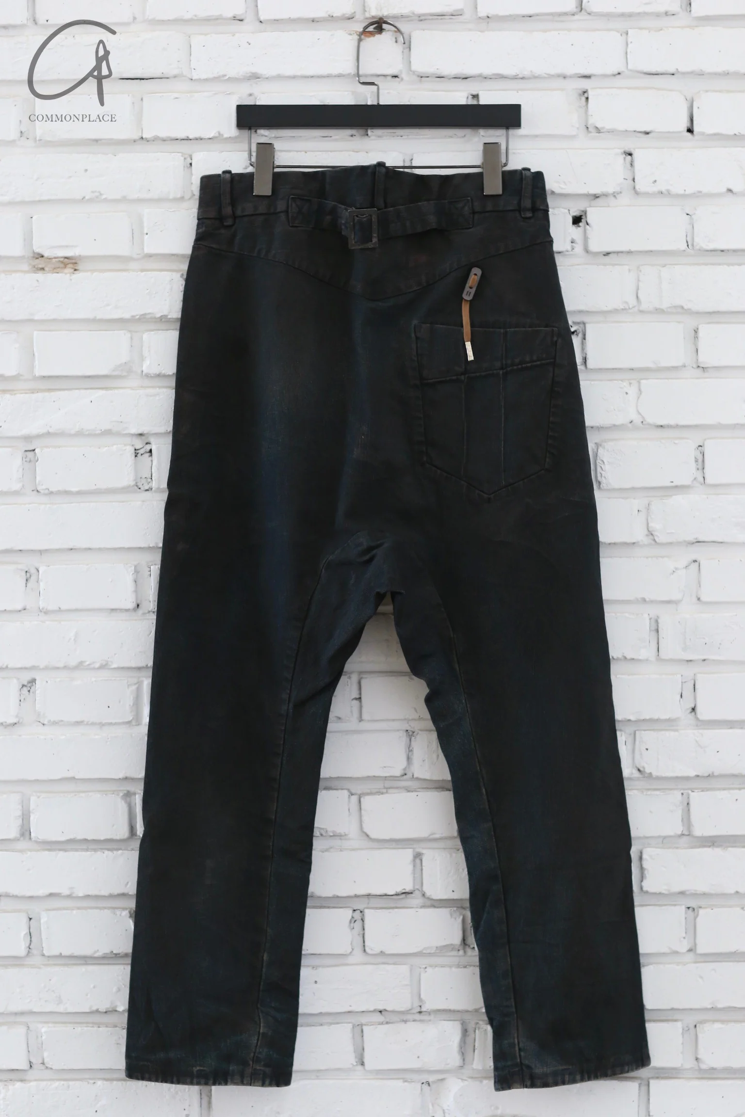 Boris Bidjan Saberi 24 Autumn/Winter Trousers German Craftsman P15.1BF-FKU100002-DIRTY DENIM - Image 4