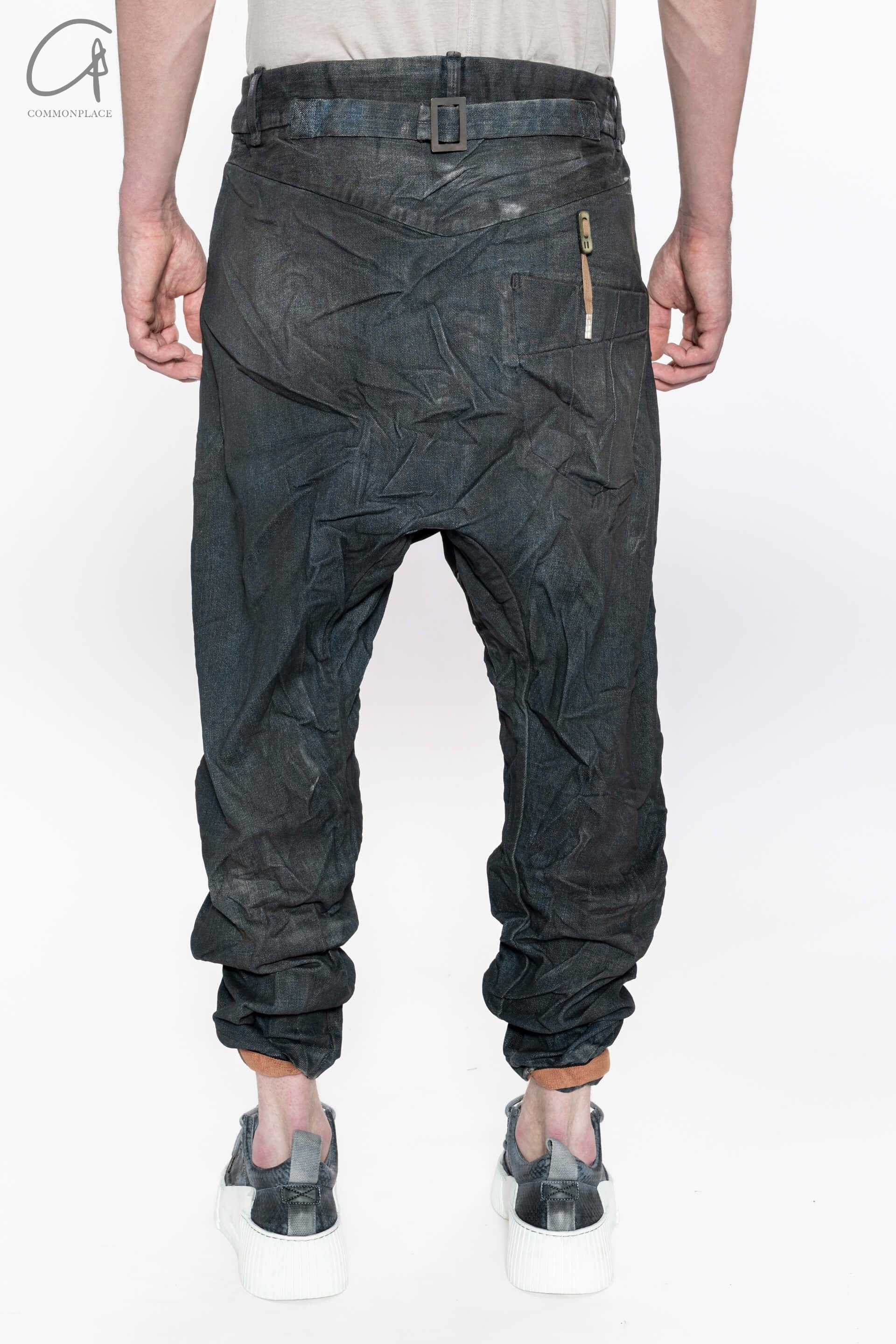 Boris Bidjan Saberi 24 Autumn/Winter Trousers German Craftsman P15.1BF-FKU100002-DIRTY DENIM - Image 7